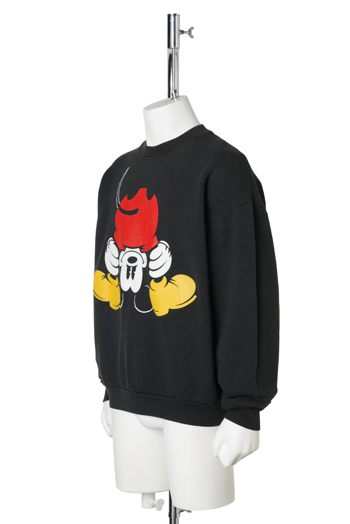 Mickey & Co. “Black Magic” Upside Down Mickey Sweatshirt / BLACK