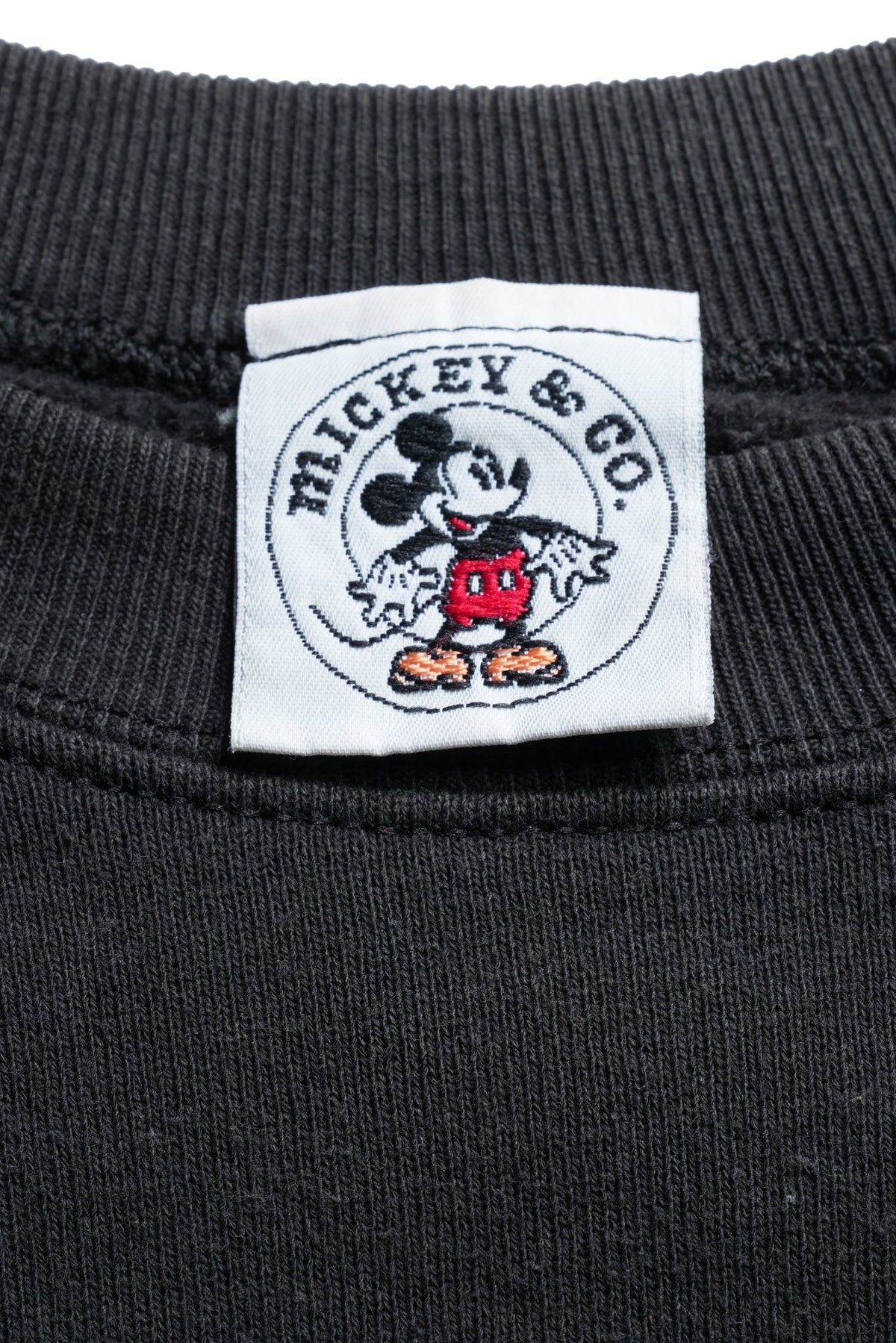 Mickey & Co. “Black Magic” Upside Down Mickey Sweatshirt / BLACK