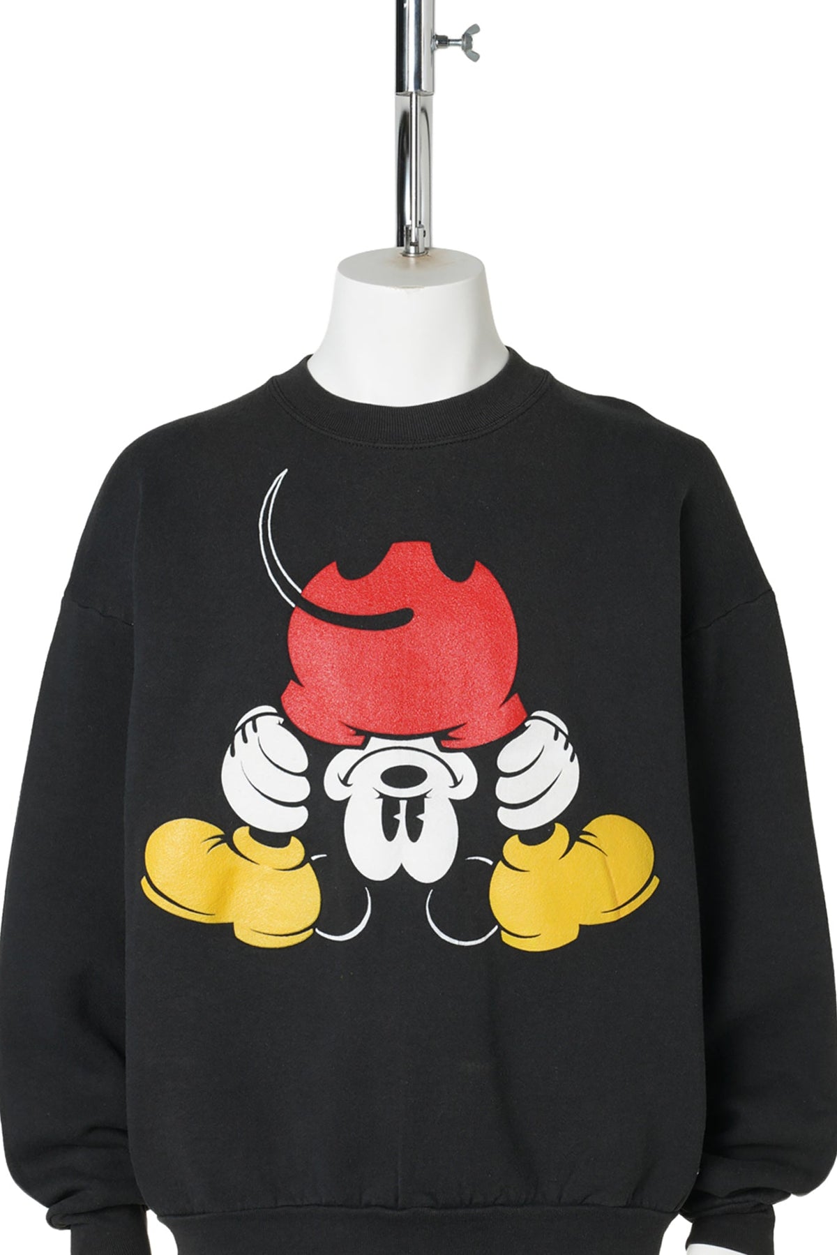 Mickey & Co. “Black Magic” Upside Down Mickey Sweatshirt / BLACK