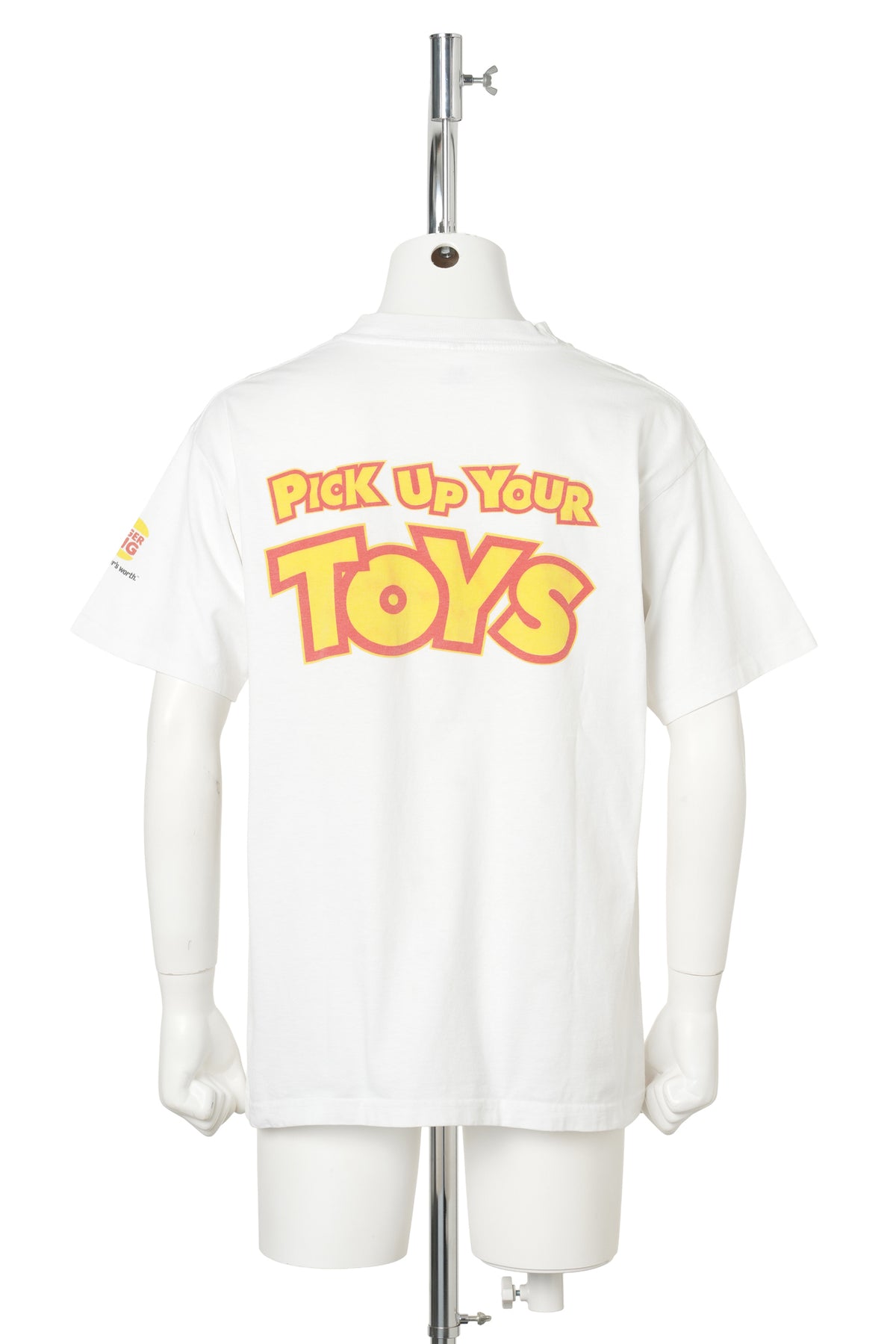 1995 TOY STORY × BURGER KING PROMOTION TEE / WOODY / WHITE