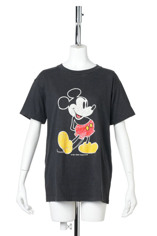 Mickey Mouse “Standing Mickey” Tee / SIGNAL Body / BLACK