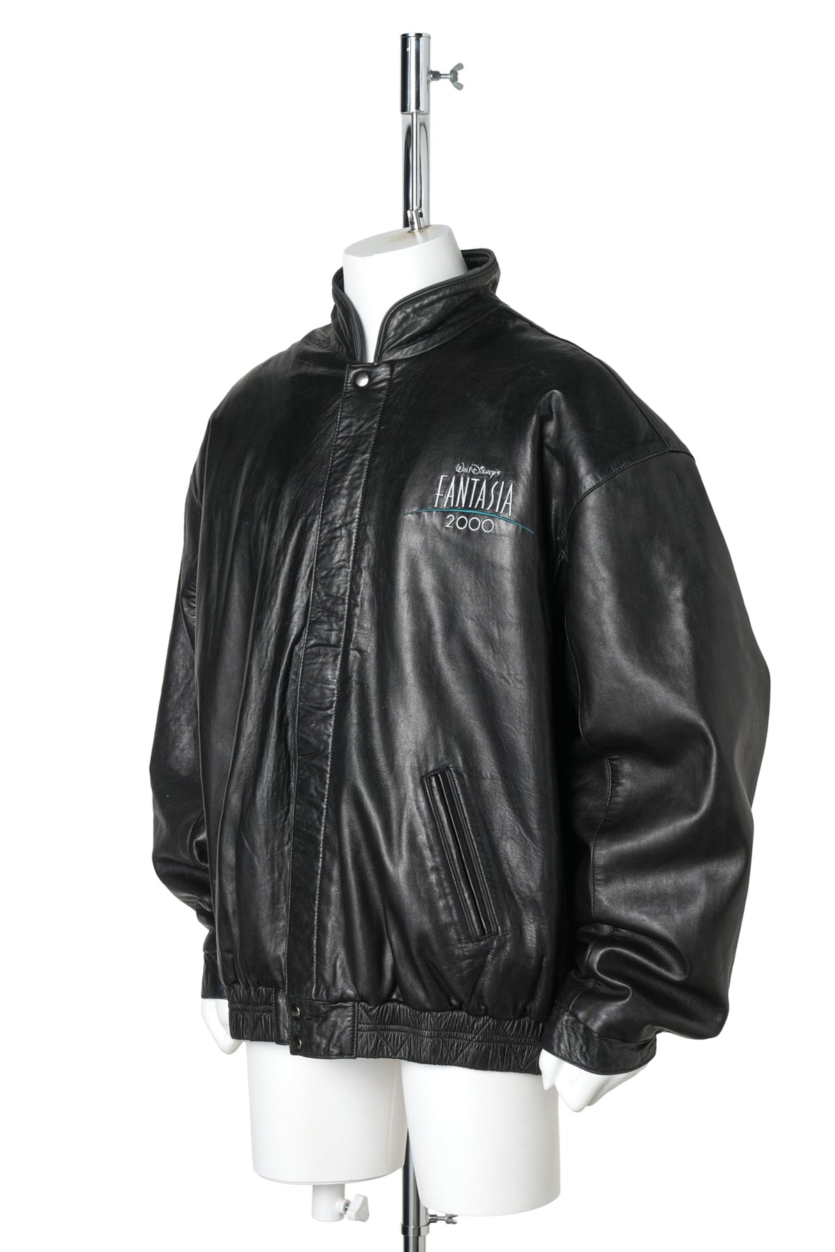 Disney FANTASIA 2000 Special Edition Leather Jacket / BLACK