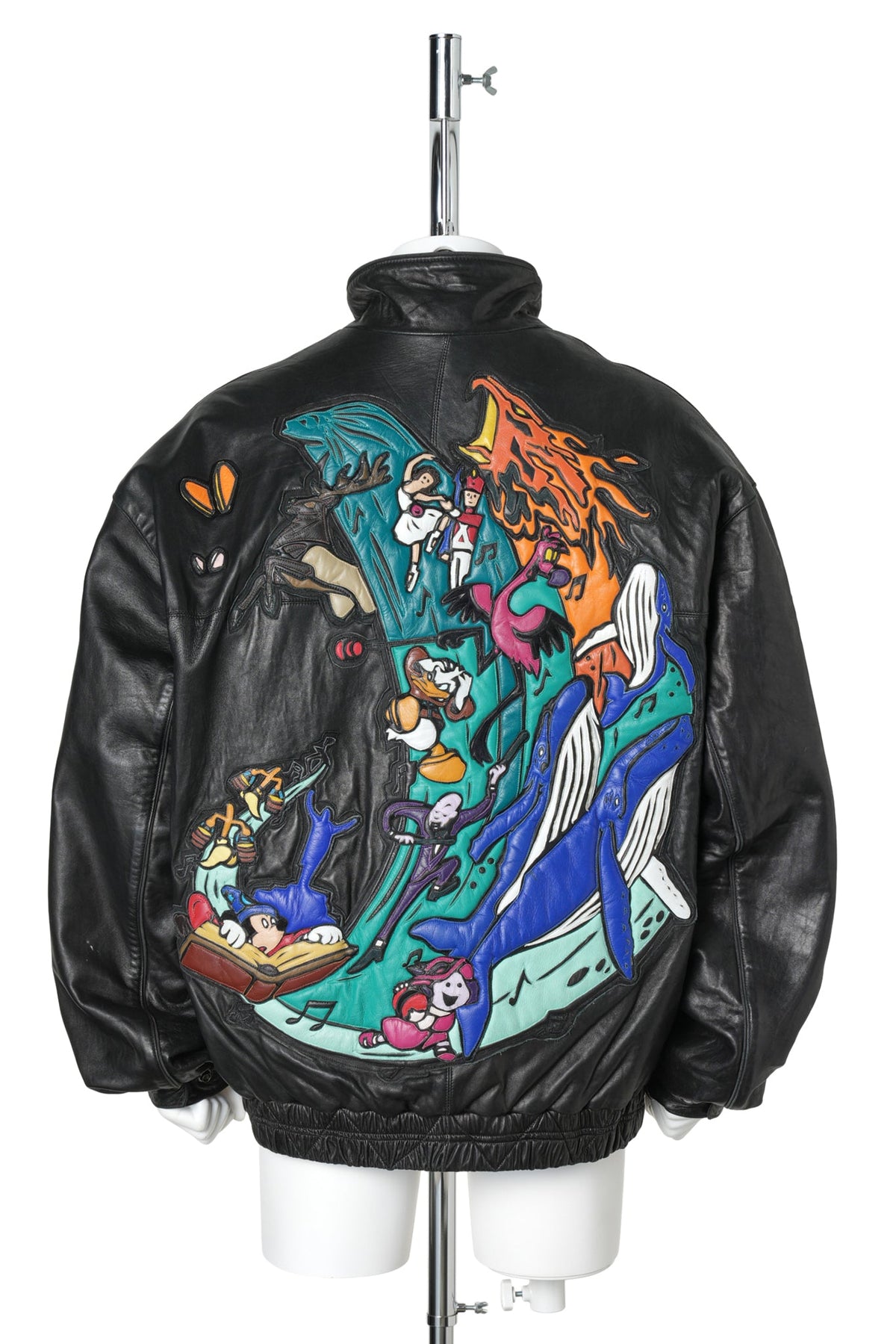 Disney FANTASIA 2000 Special Edition Leather Jacket / BLACK