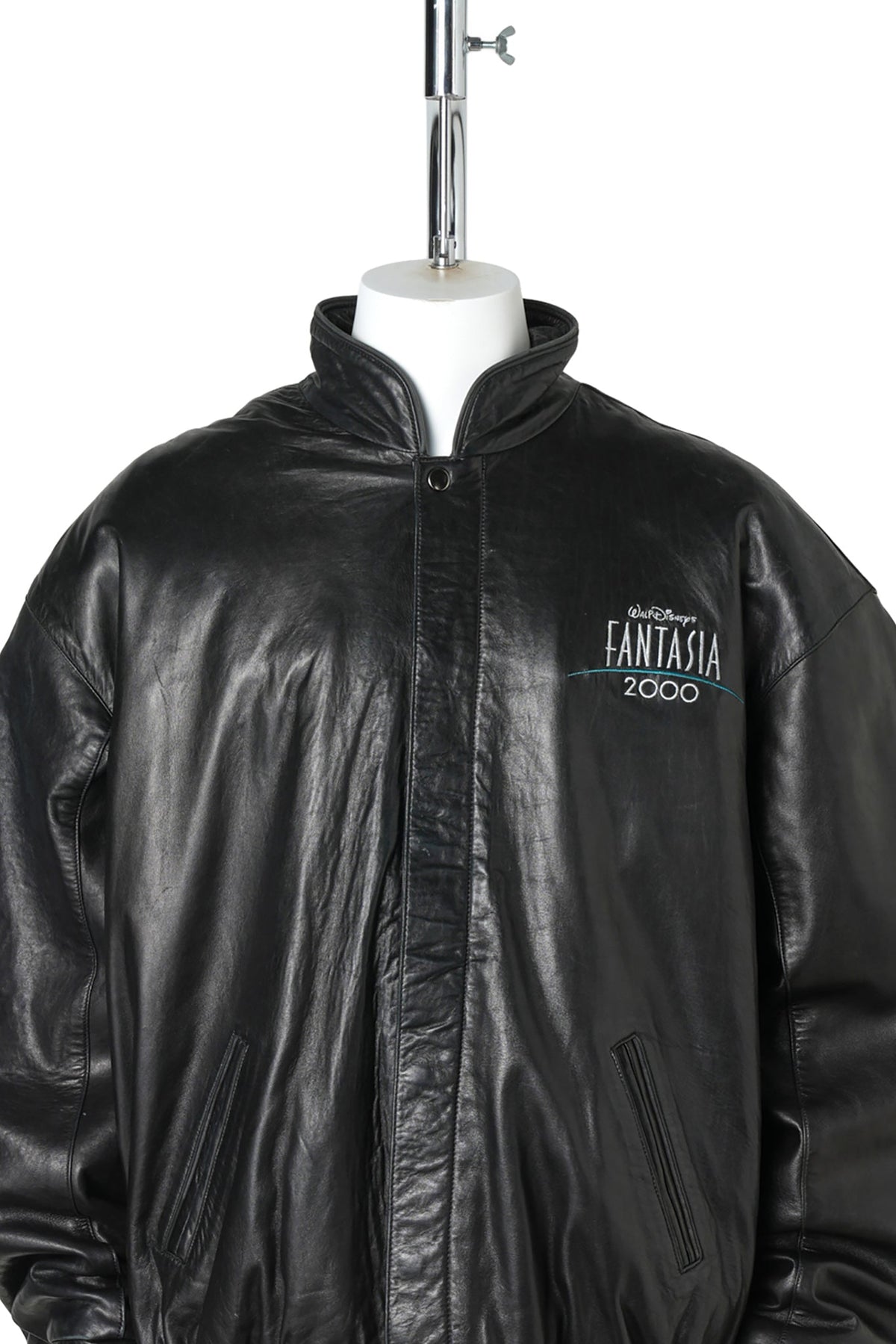 Disney FANTASIA 2000 Special Edition Leather Jacket / BLACK