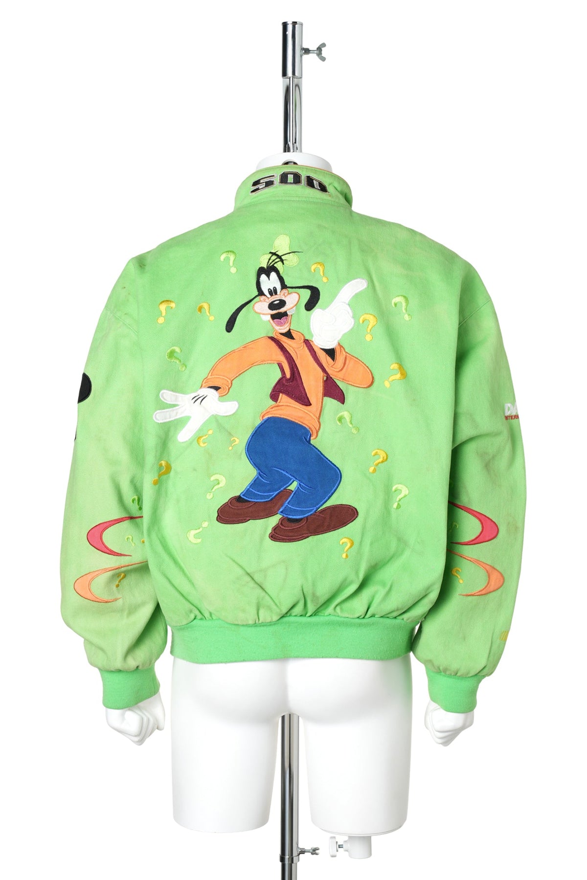 2004 Disney Goofy × DAYTONA 500 JH DESIGN Racing Jacket / GREEN