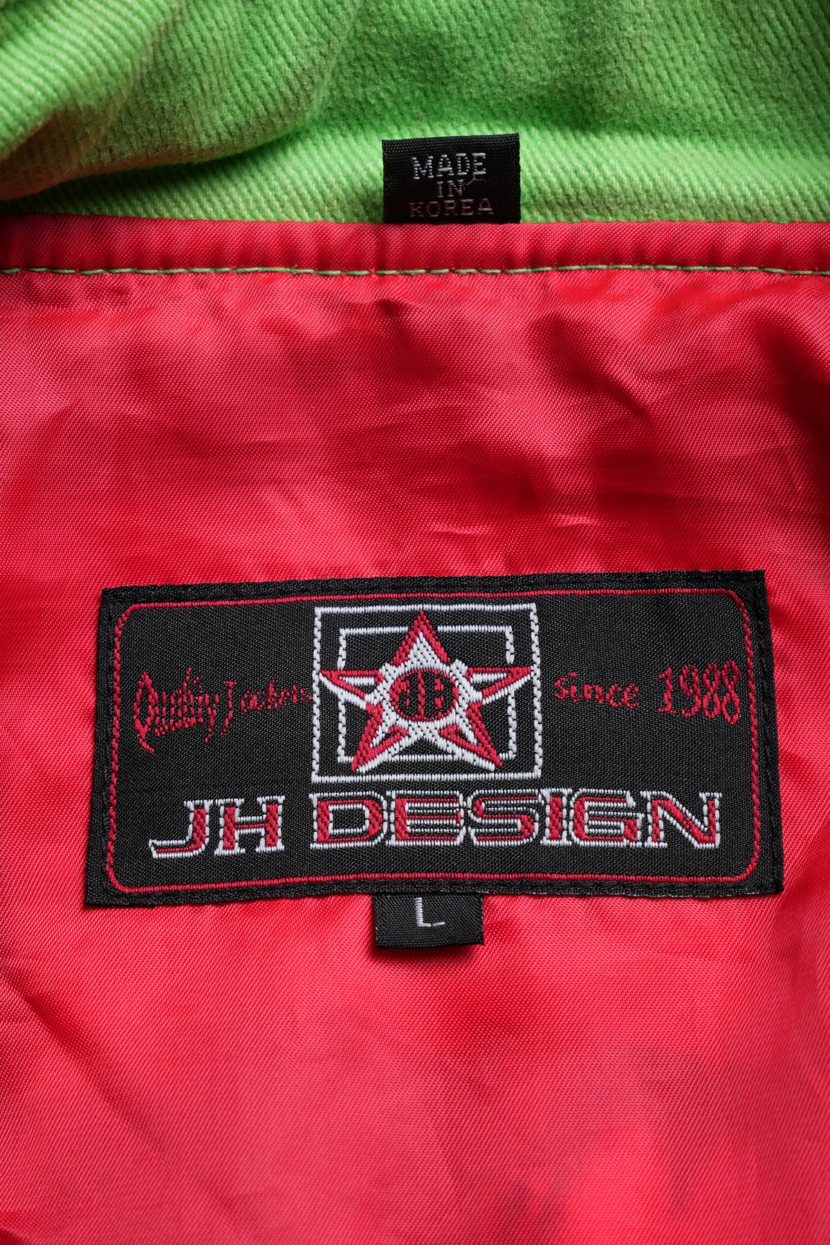 2004 Disney Goofy × DAYTONA 500 JH DESIGN Racing Jacket / GREEN
