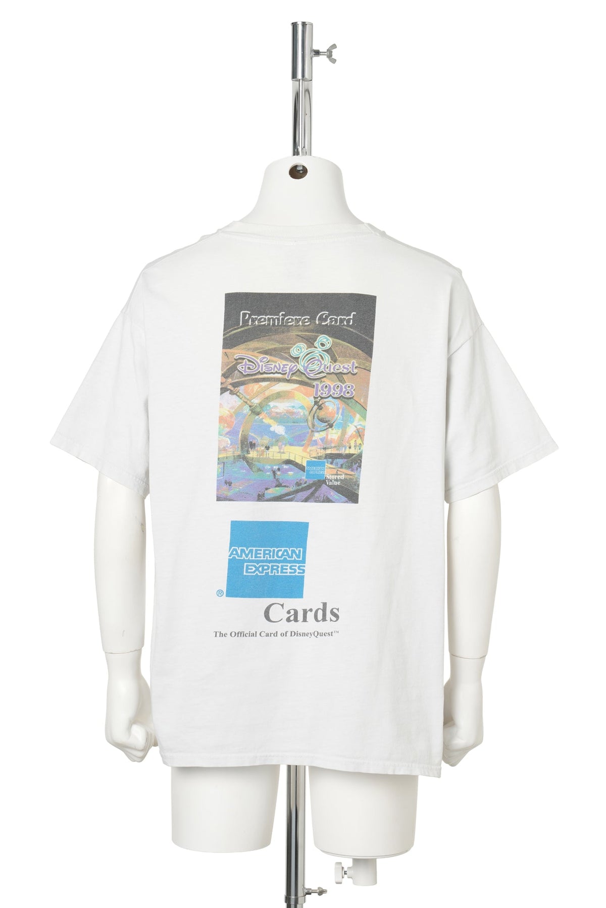 1998 DisneyQuest × American Express Promotional T-Shirt / WHITE