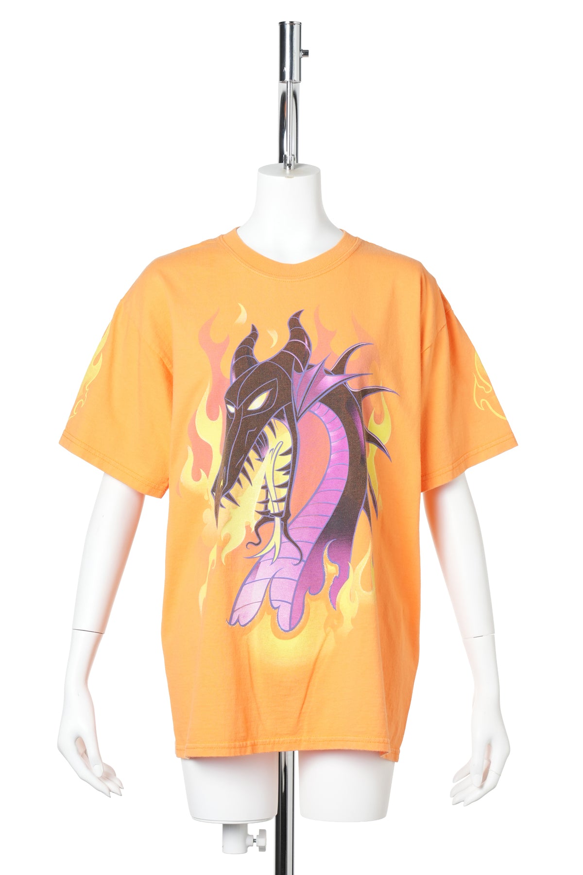 Sleeping Beauty / Maleficent Dragon Flame T-Shirt / ORANGE
