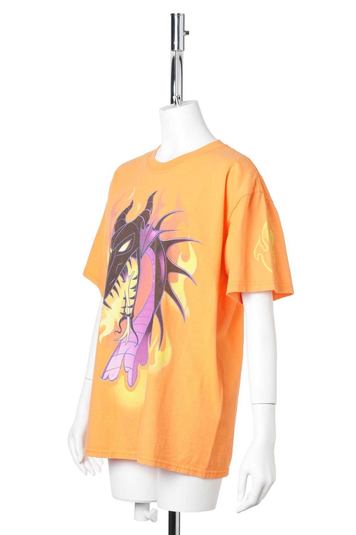 Sleeping Beauty / Maleficent Dragon Flame T-Shirt / ORANGE