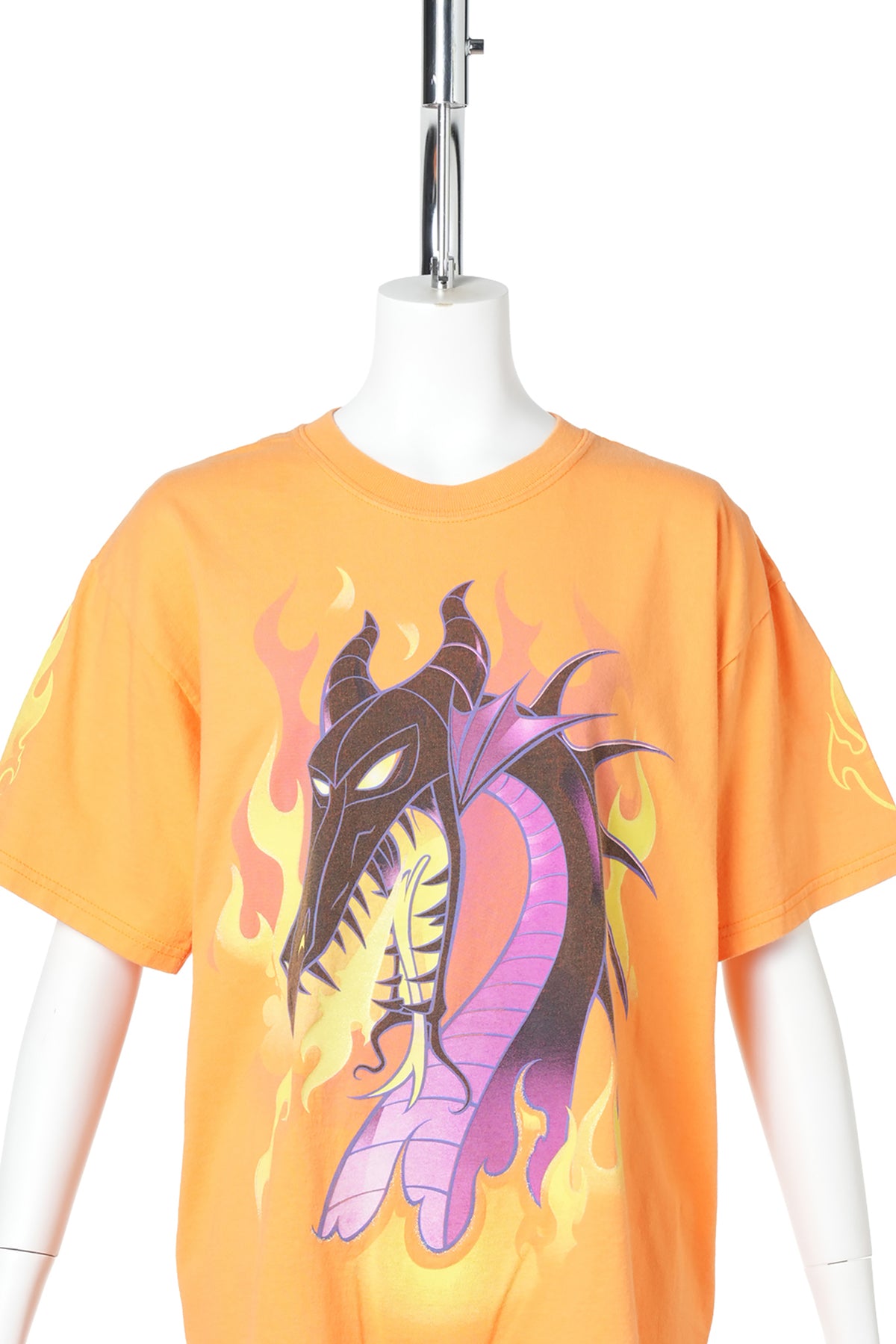 Sleeping Beauty / Maleficent Dragon Flame T-Shirt / ORANGE