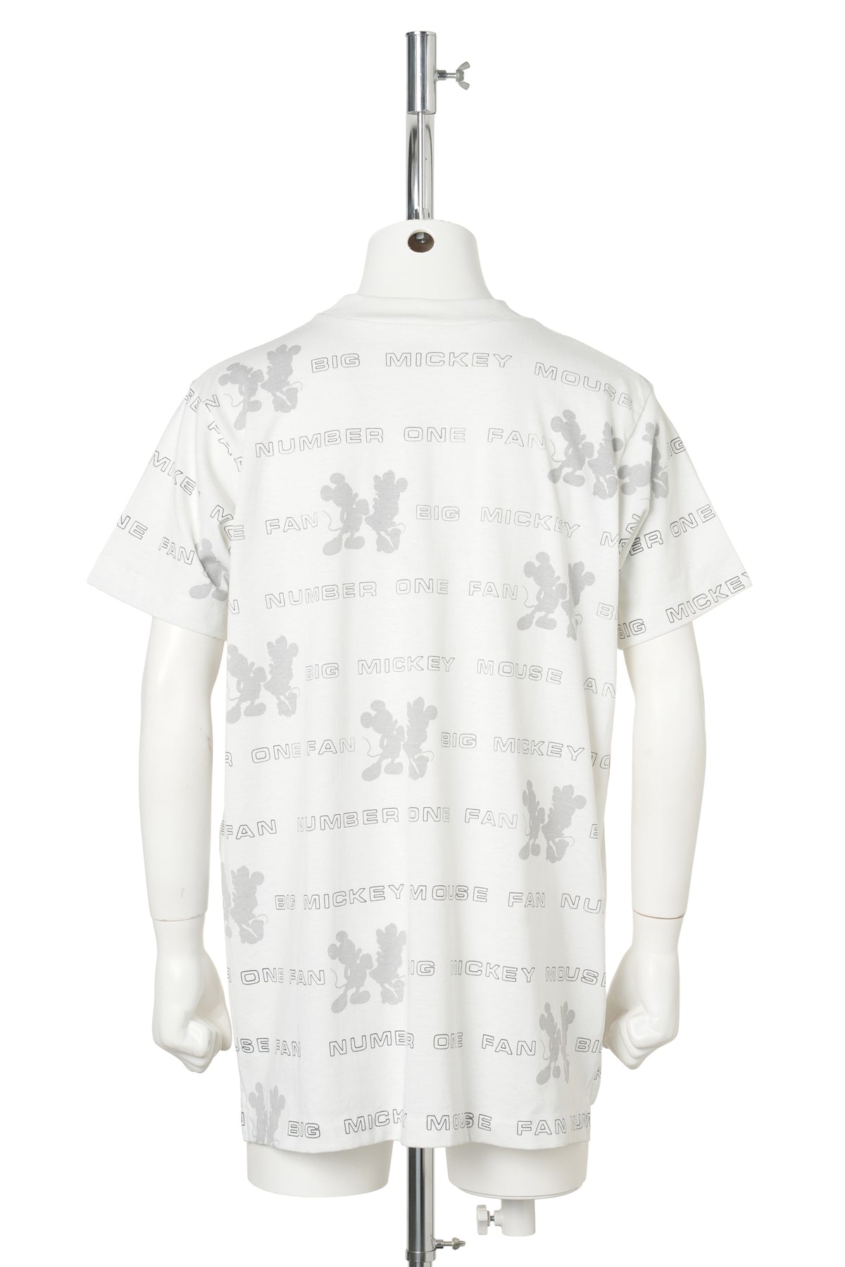 Mickey Mouse / Big Mickey Mouse Fan AOP T-Shirt / WHITE