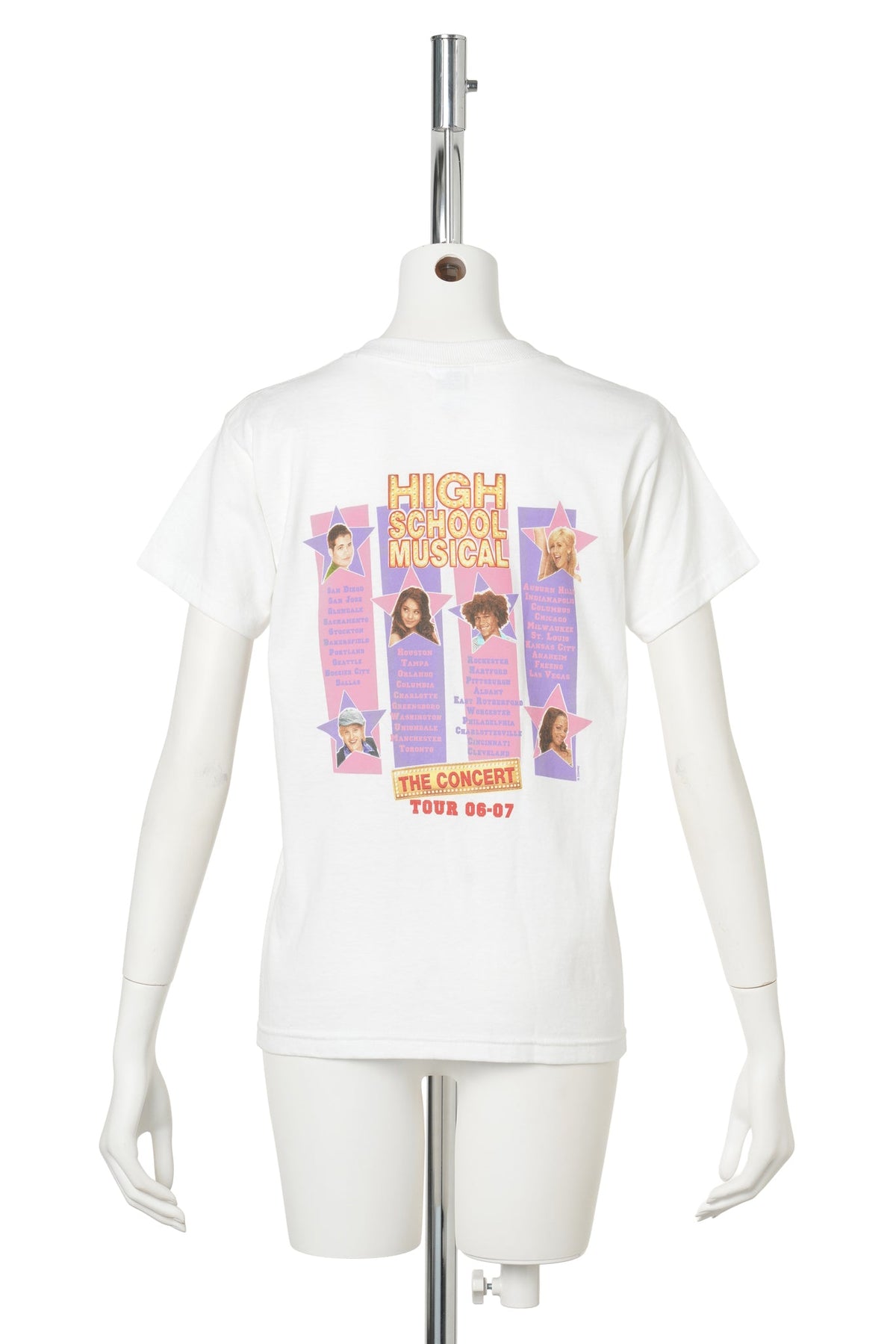 High School Musical / The Concert Tour 2006–2007 Cast Photo Tee -White- / WHITE