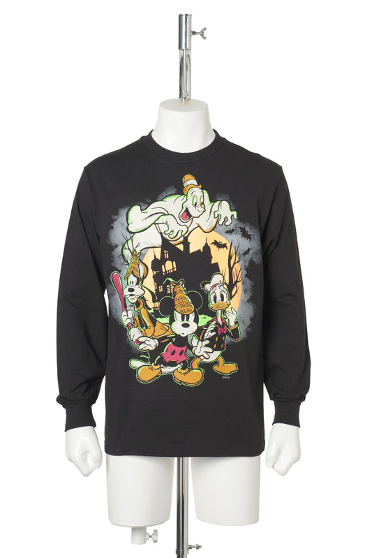 LONESOME GHOSTS LONG SLEEVE T-SHIRT / BLACK