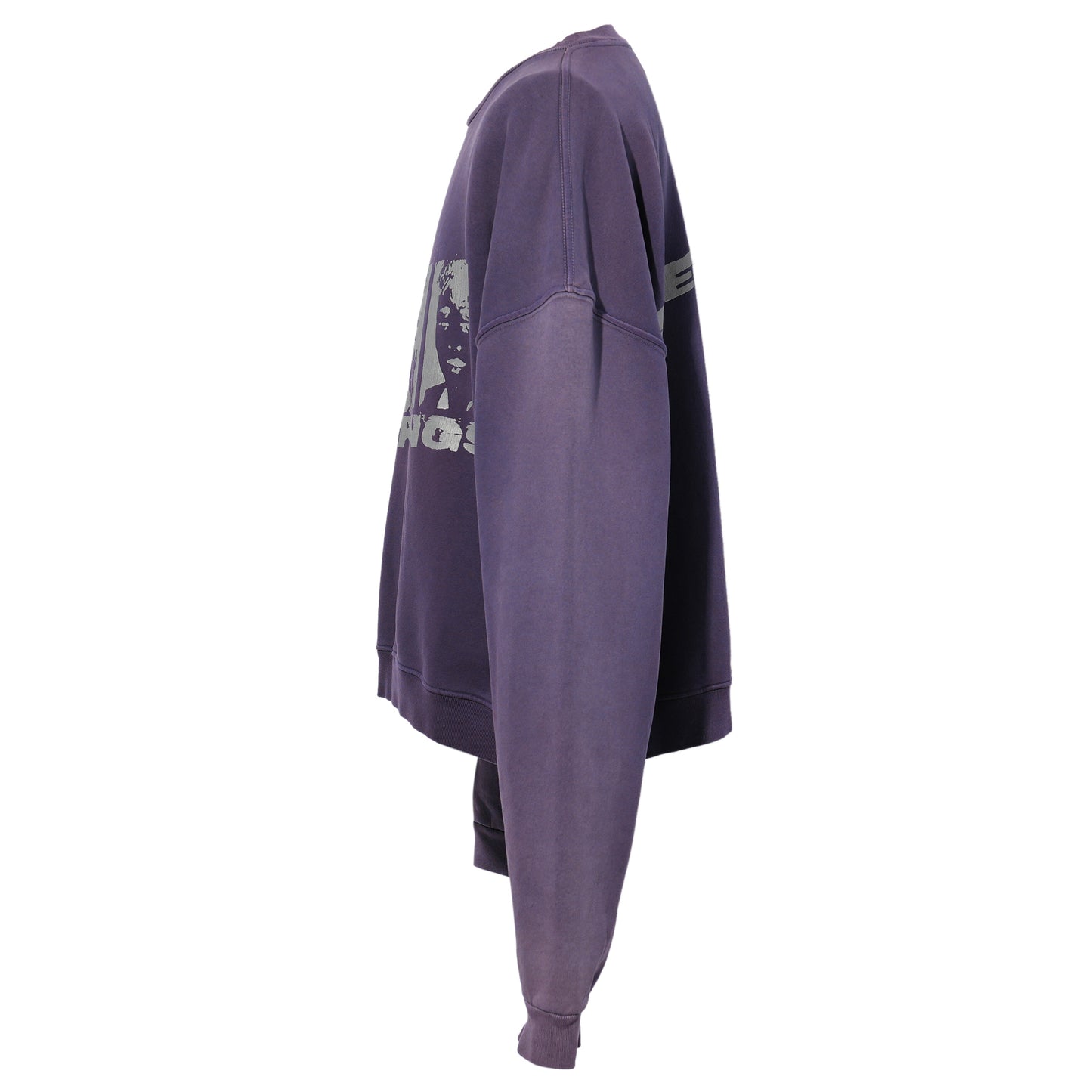 FACES CREWNECK SWEATSHIRT / FADED PURPLE