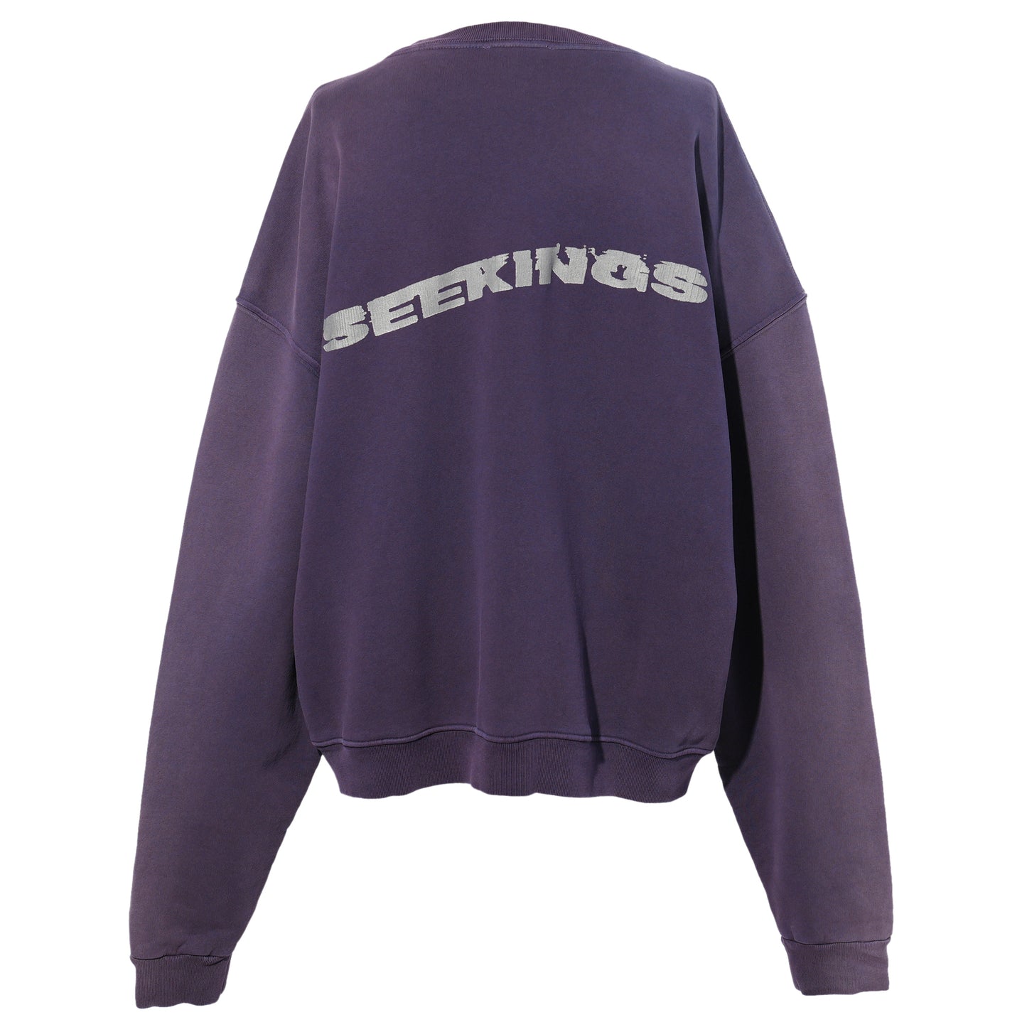 FACES CREWNECK SWEATSHIRT / FADED PURPLE