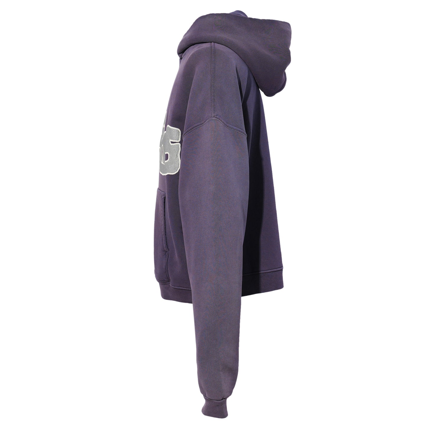 SCRIPT LOGO HOODED SWEATSHIRT / FADED PURPLE