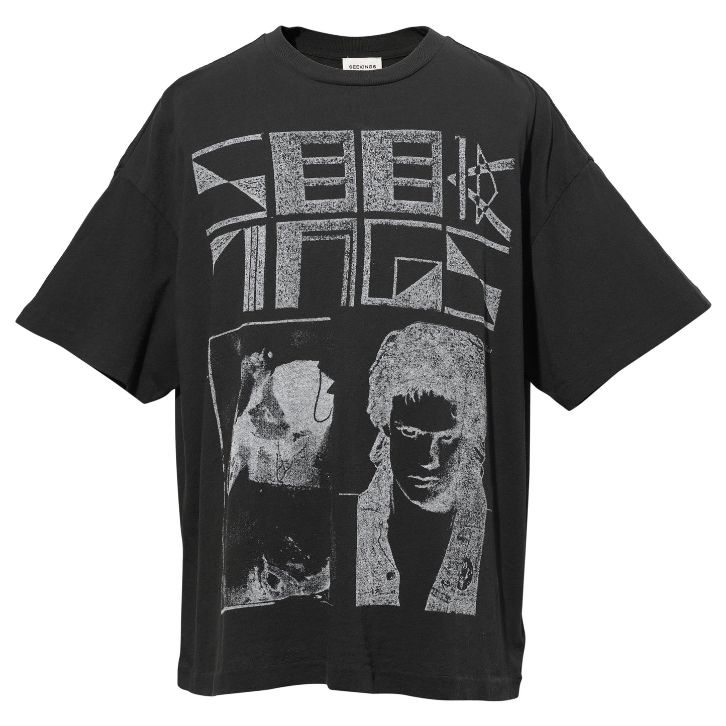 MARRY ME GG T-SHIRT / WASHED BLACK