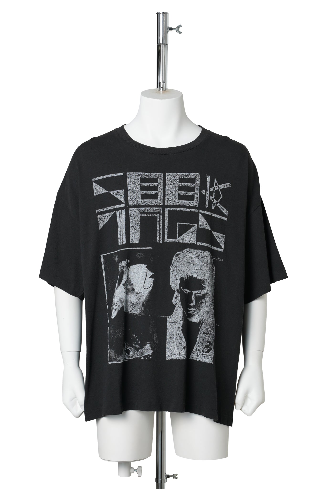 MARRY ME GG T-SHIRT / WASHED BLACK