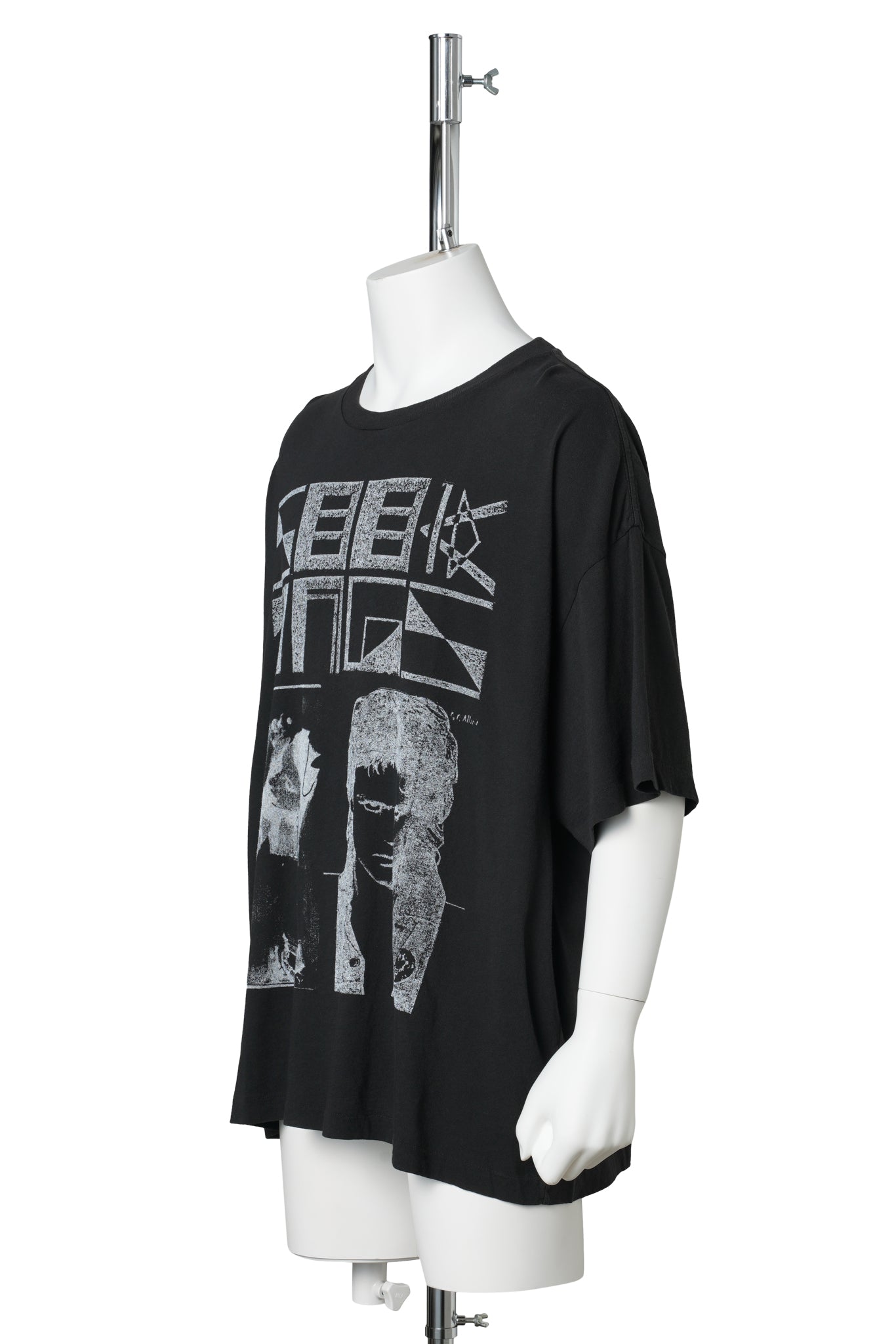 MARRY ME GG T-SHIRT / WASHED BLACK