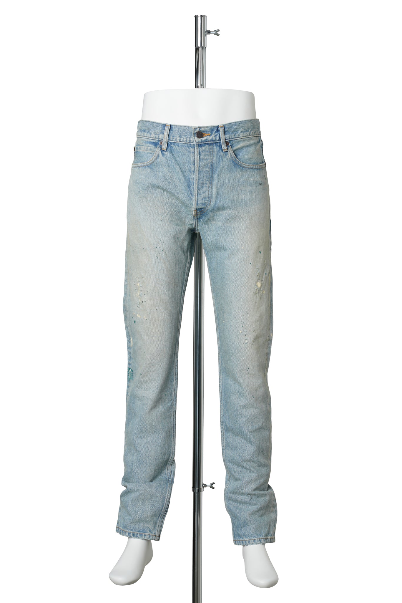 SIGNATURE SLIM DENIM VTG. / BLUE WITH PAINT