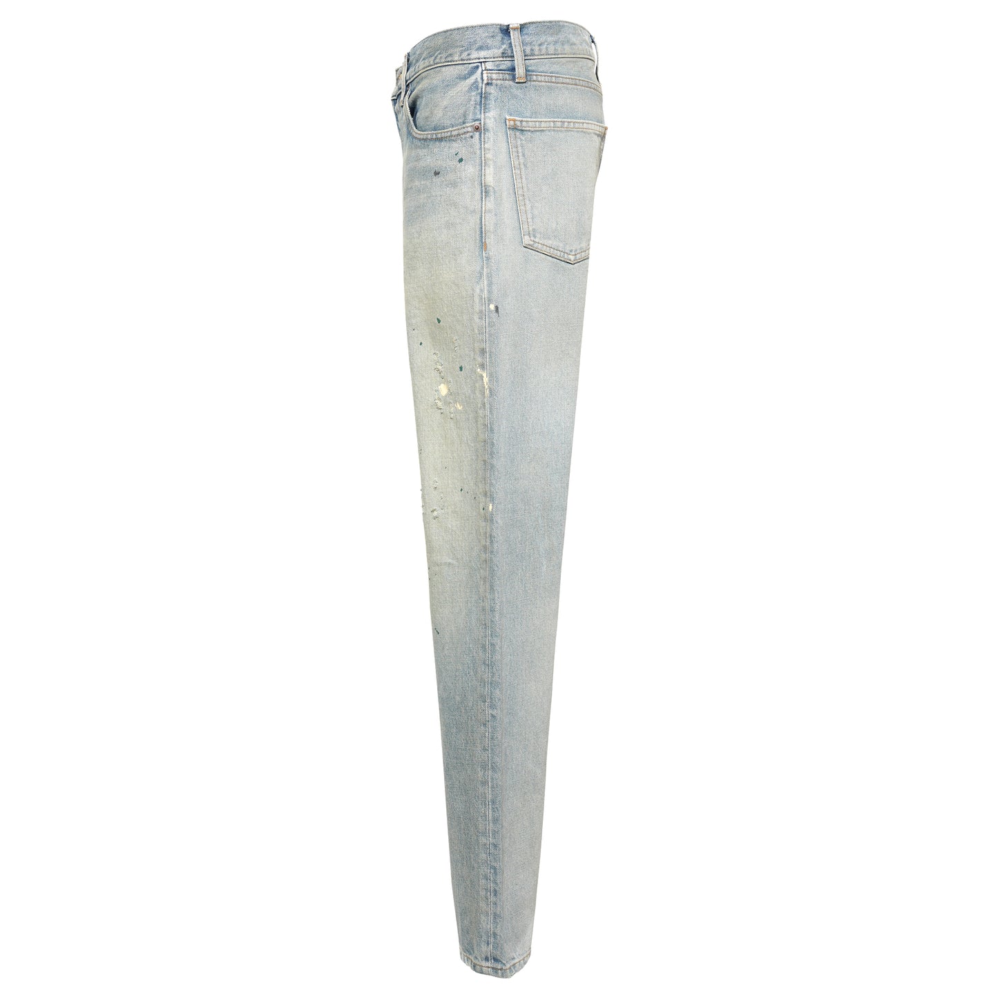 SIGNATURE SLIM DENIM VTG. / BLUE WITH PAINT