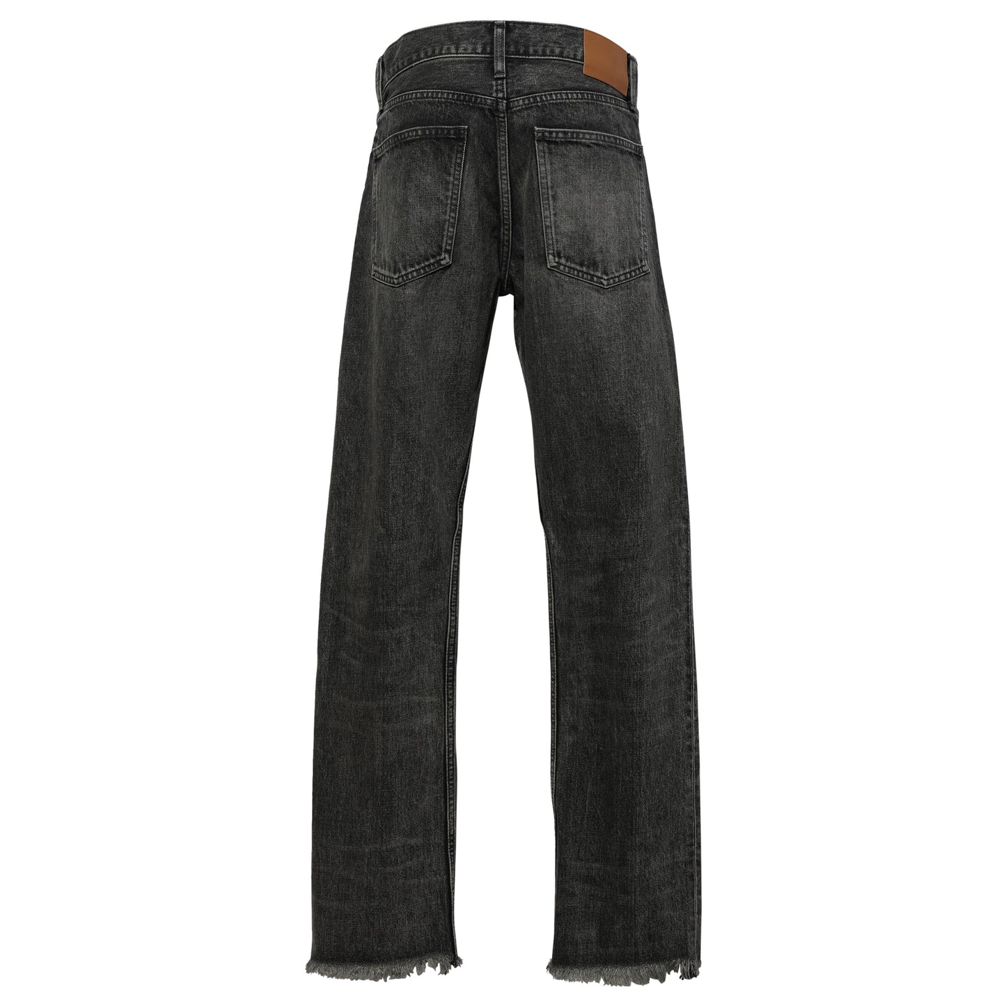 STRAIGHT LEG DENIM / WASHED BLACK/PAINT