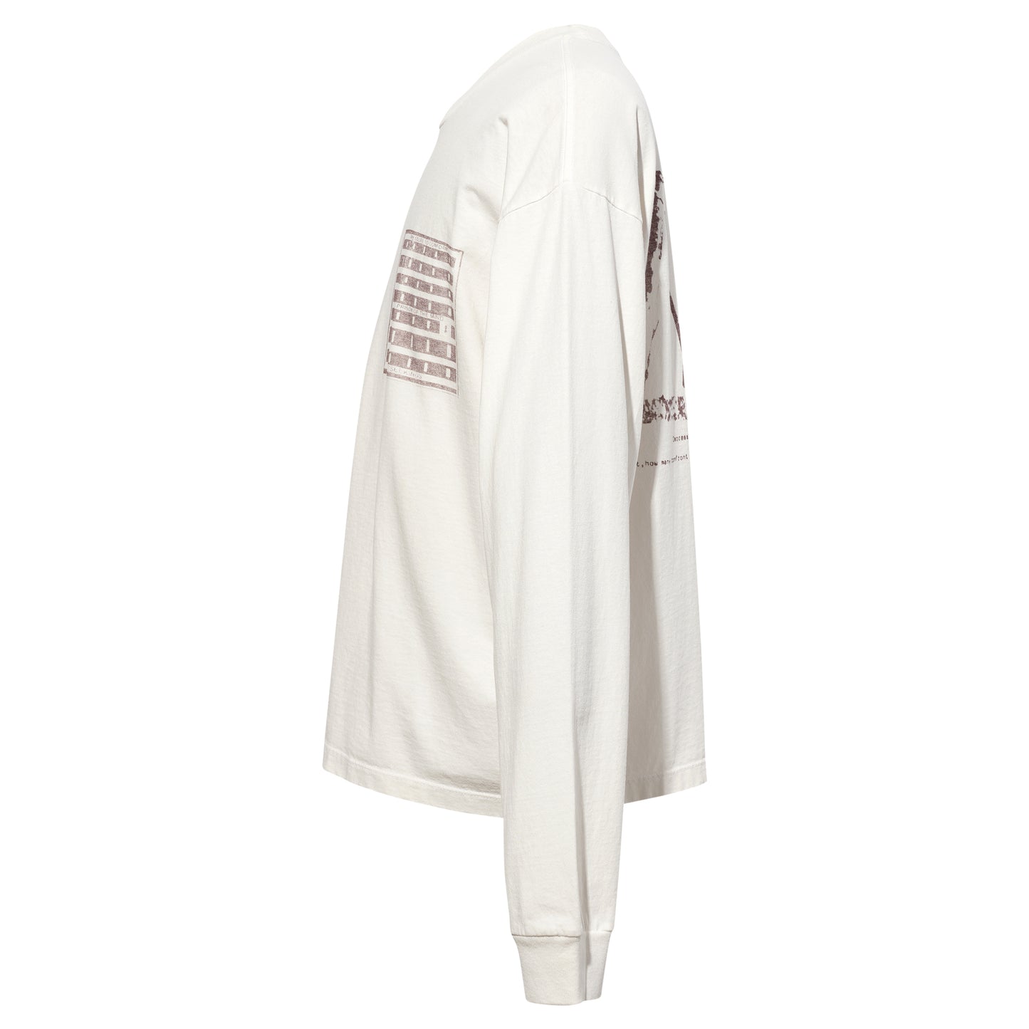 PRISON OF THE MIND LONG SLEEVE T-SHIRT / ARCHIVE WHITE