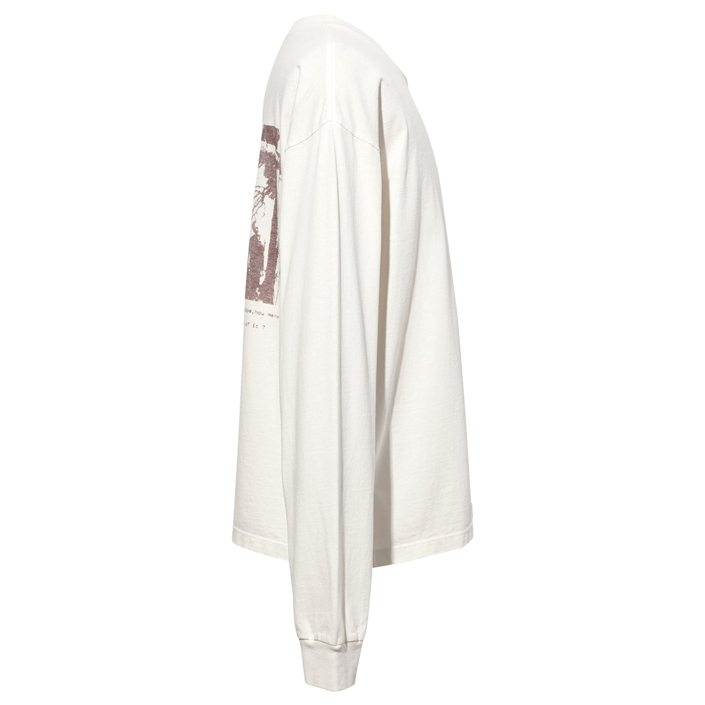 PRISON OF THE MIND LONG SLEEVE T-SHIRT / ARCHIVE WHITE