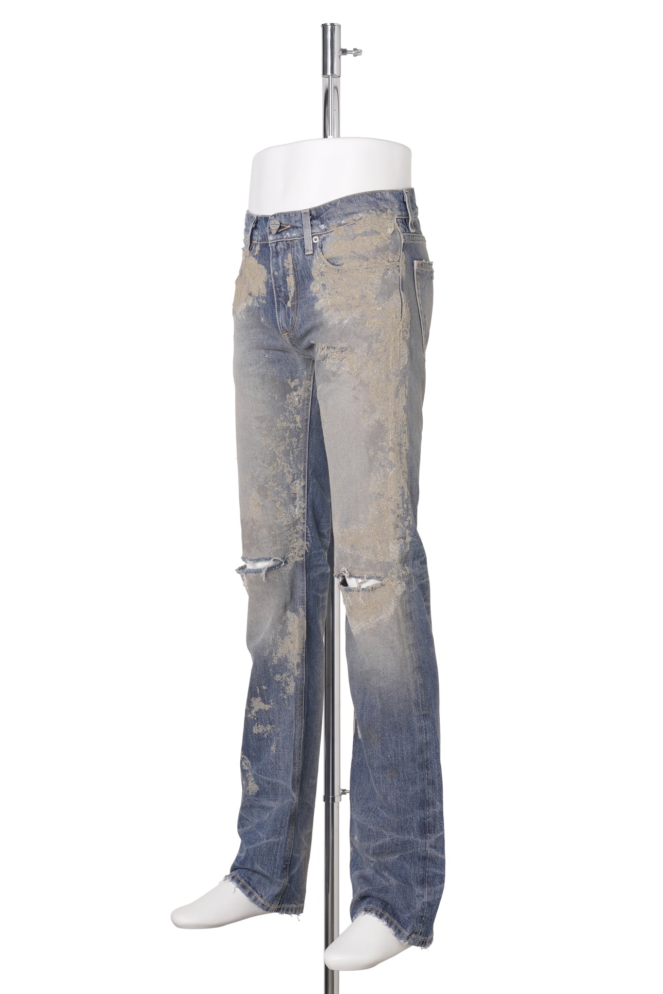 SAND STAINED JEANS / LIGHT BLUE