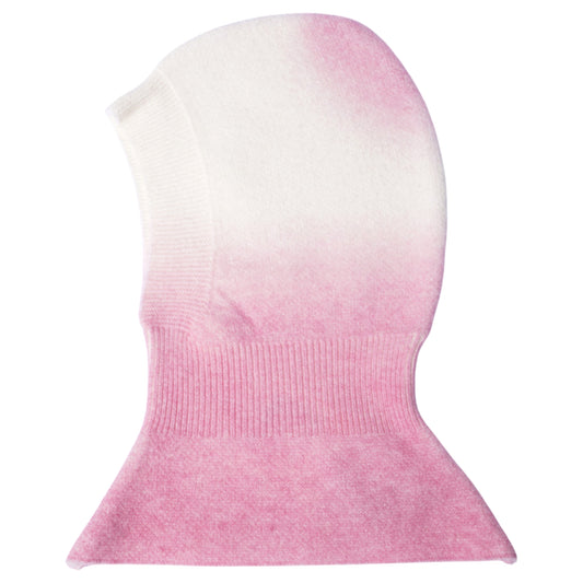 GRADIENT KNIT BALACLAVA / PINK