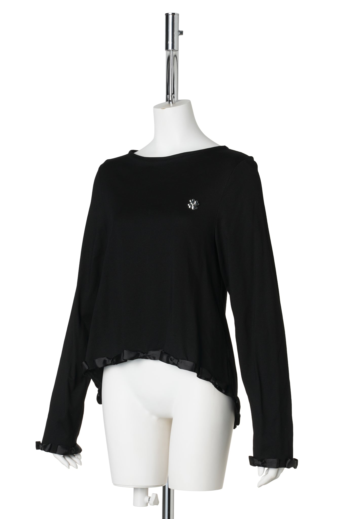 MONOGRAM BOW TOP / BLACK