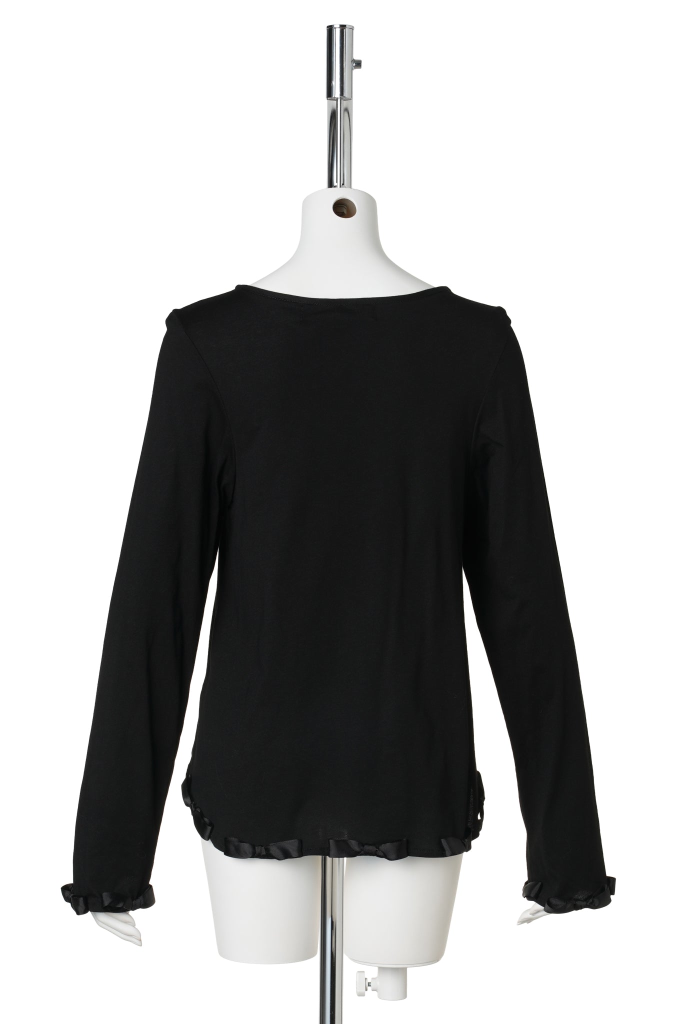 MONOGRAM BOW TOP / BLACK