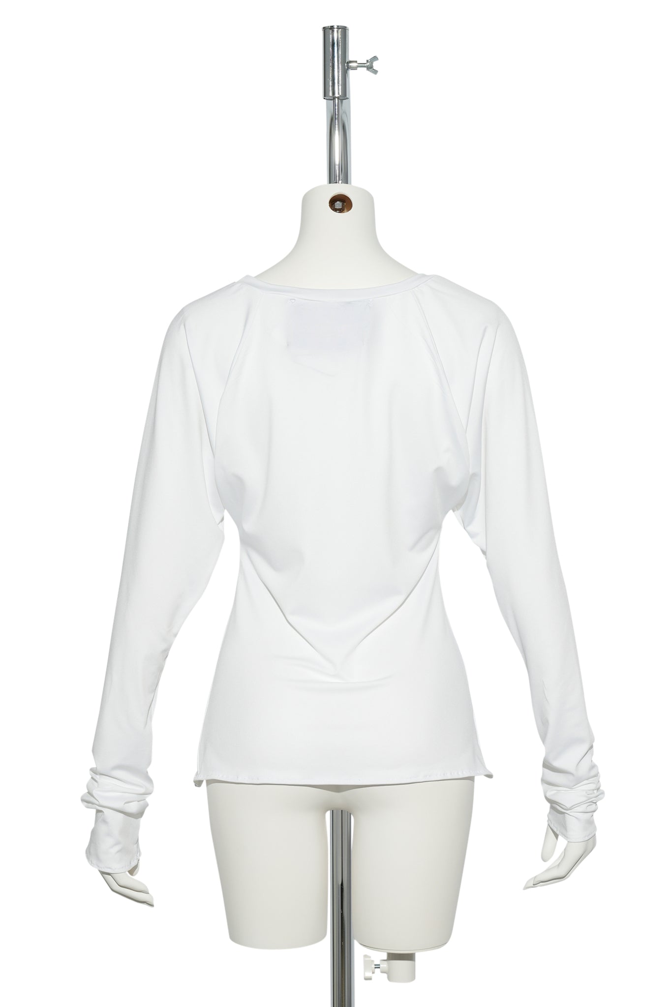 BALLERINA BLOUSE / WHITE AND PURPLE