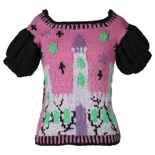 HAUNTED HOUSE KNIT / BLACK GREEN