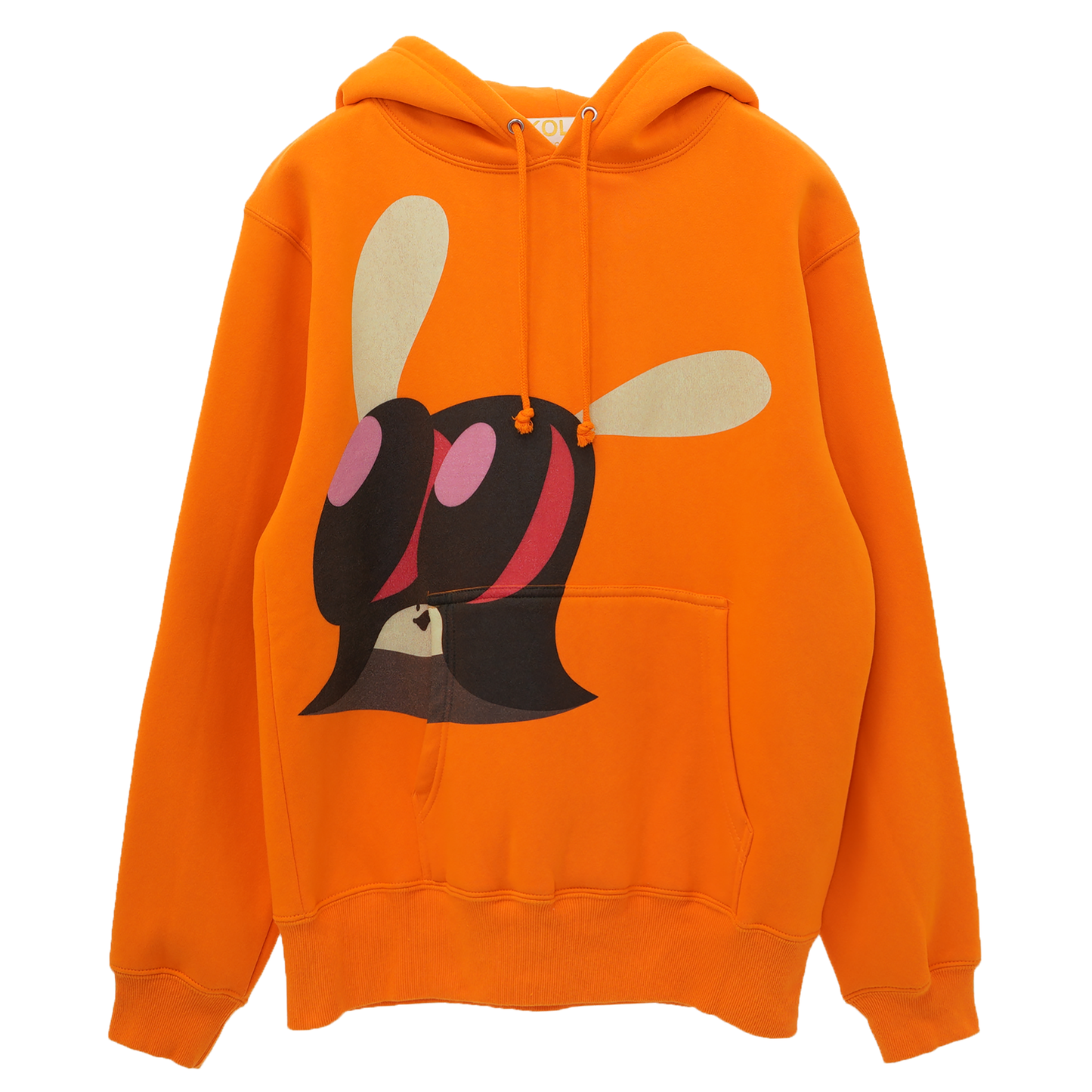 SKO FACE HOODIE / ORANGE