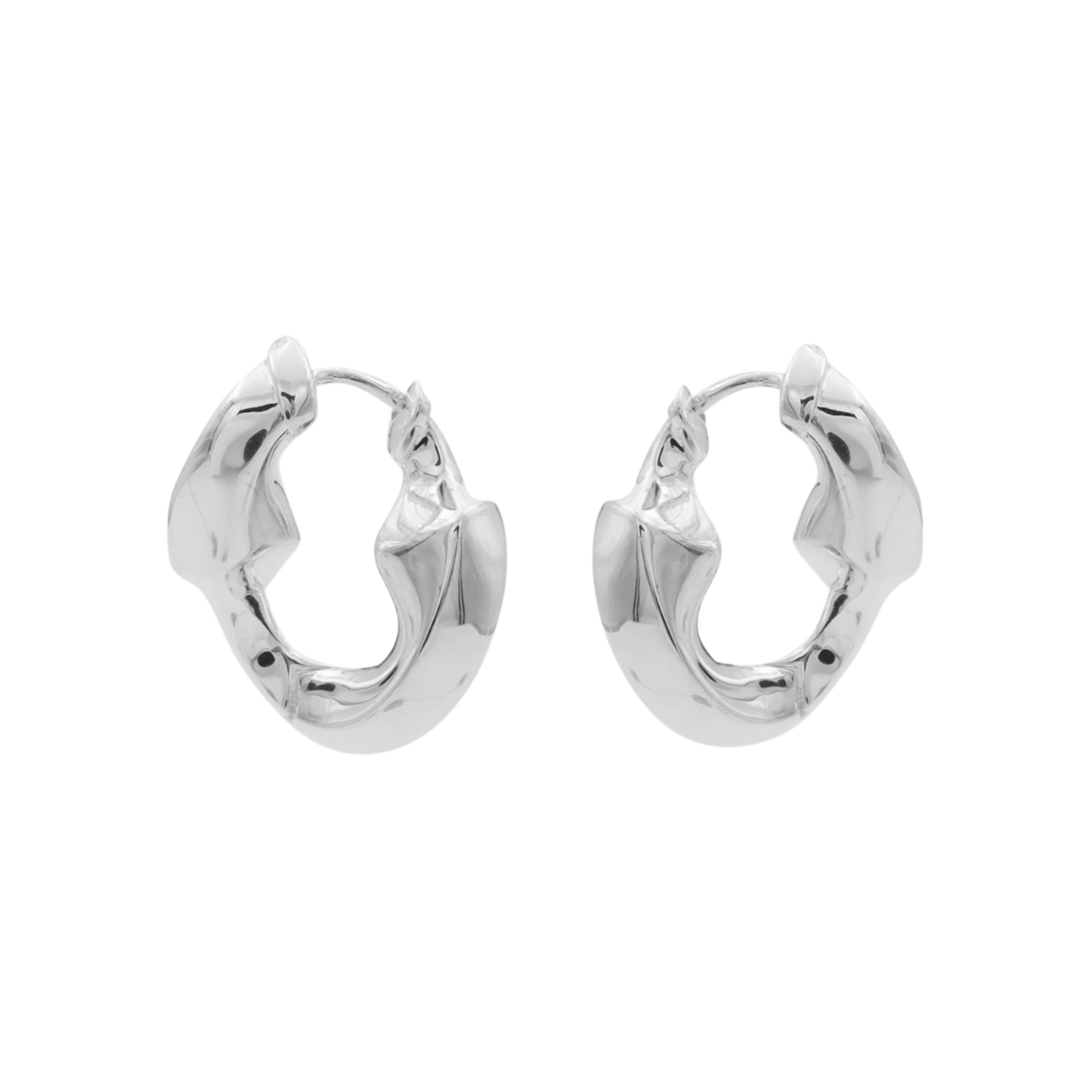 SILVER SMA SURBAN PAIR EARRINGS / N/A