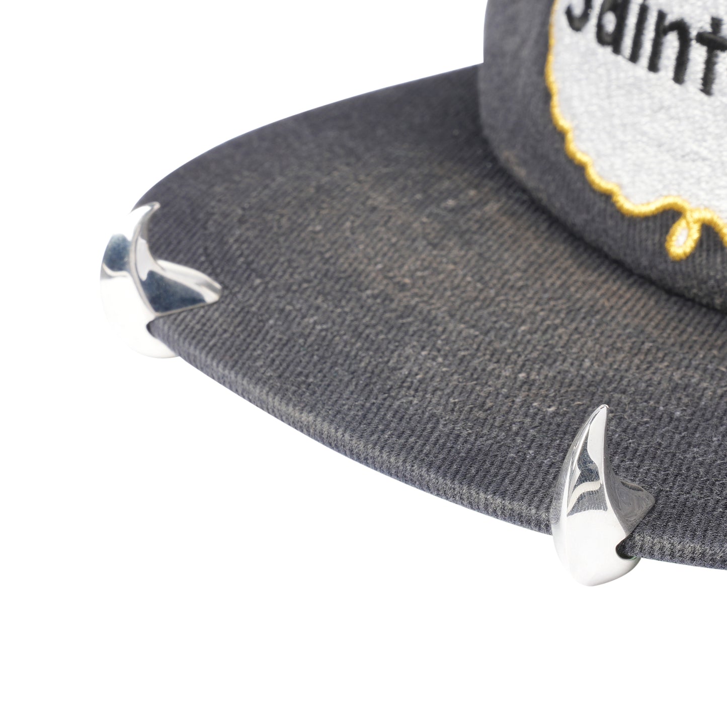 SNAP ON POLISHED BRIM HORNS / SILVER