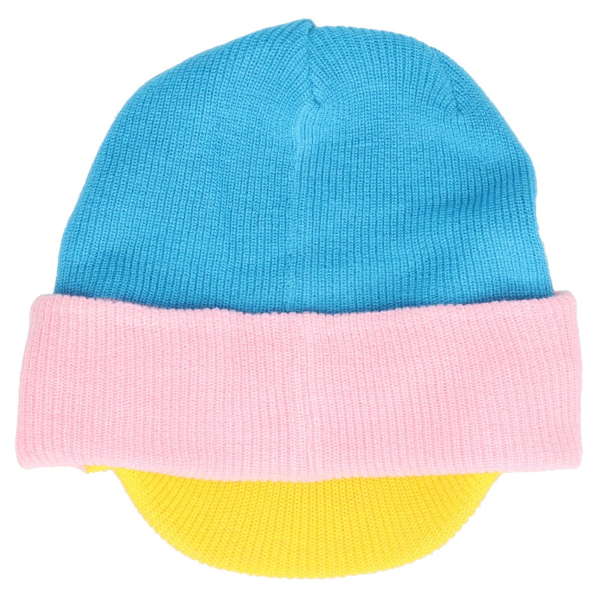 KNITTED PEAK BEANIE / COTTON CANDY