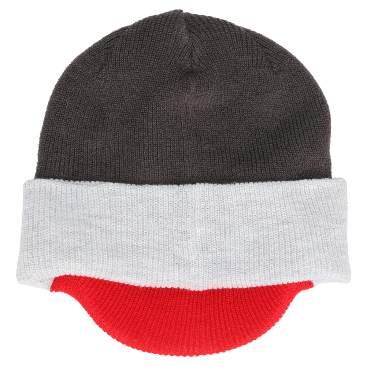 KNITTED PEAK BEANIE / INFRARED