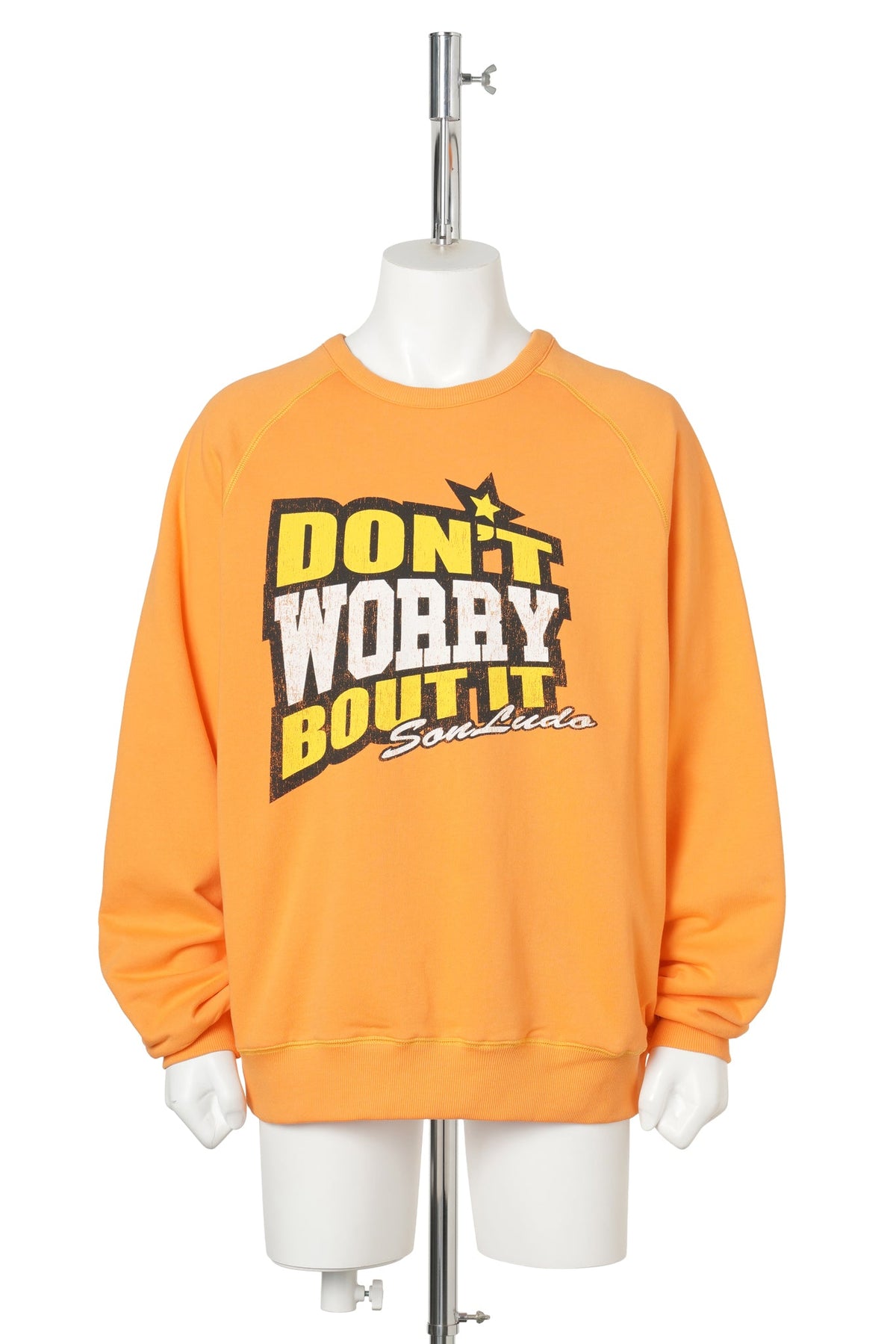 REVERSIBLE DWBI CREWNECK / ORANGE/WHITE