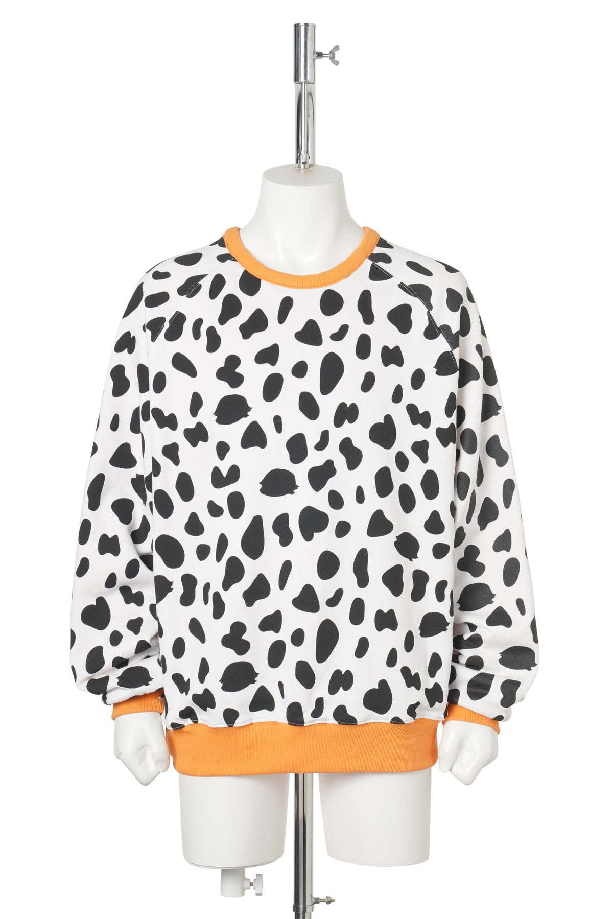 REVERSIBLE DWBI CREWNECK / ORANGE/WHITE