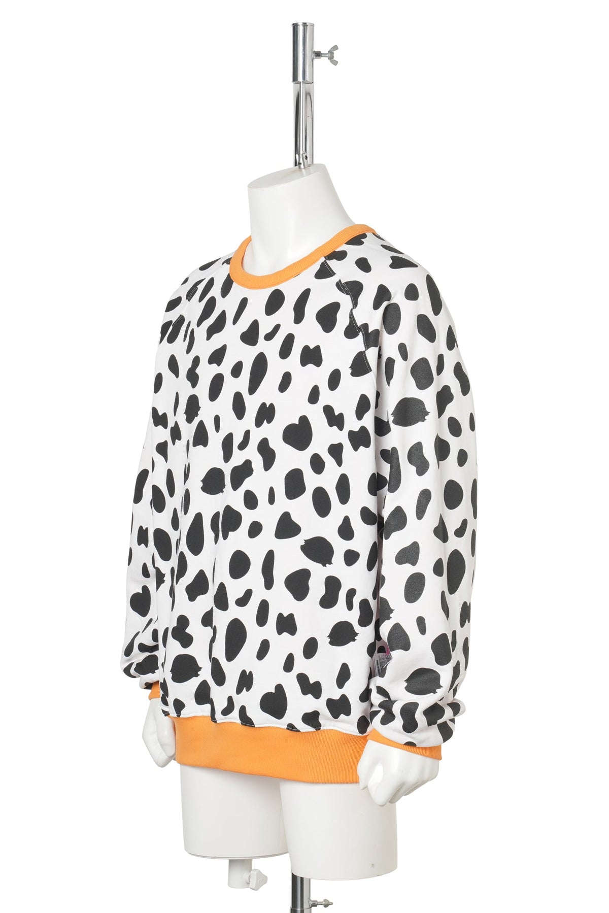 REVERSIBLE DWBI CREWNECK / ORANGE/WHITE