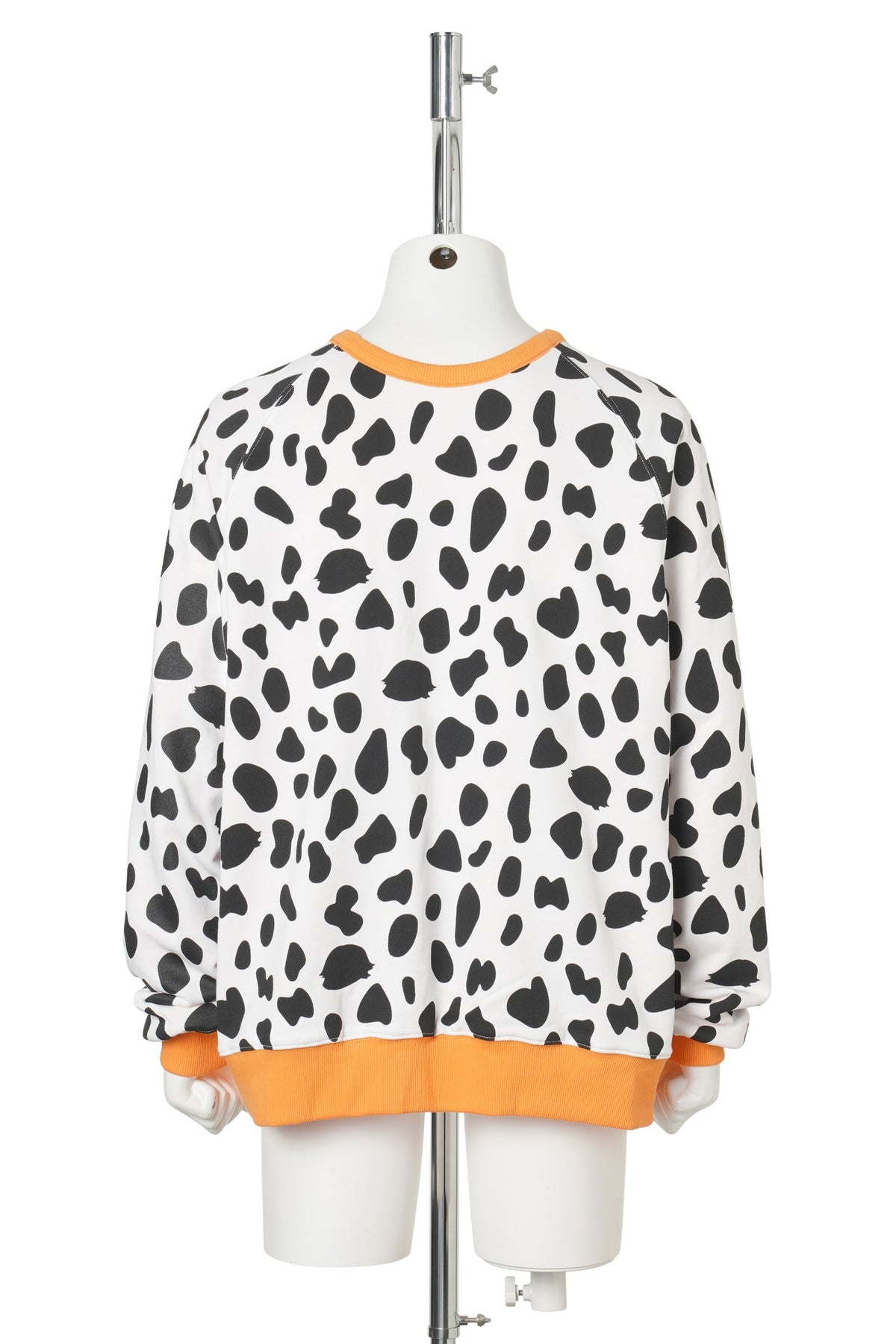REVERSIBLE DWBI CREWNECK / ORANGE/WHITE