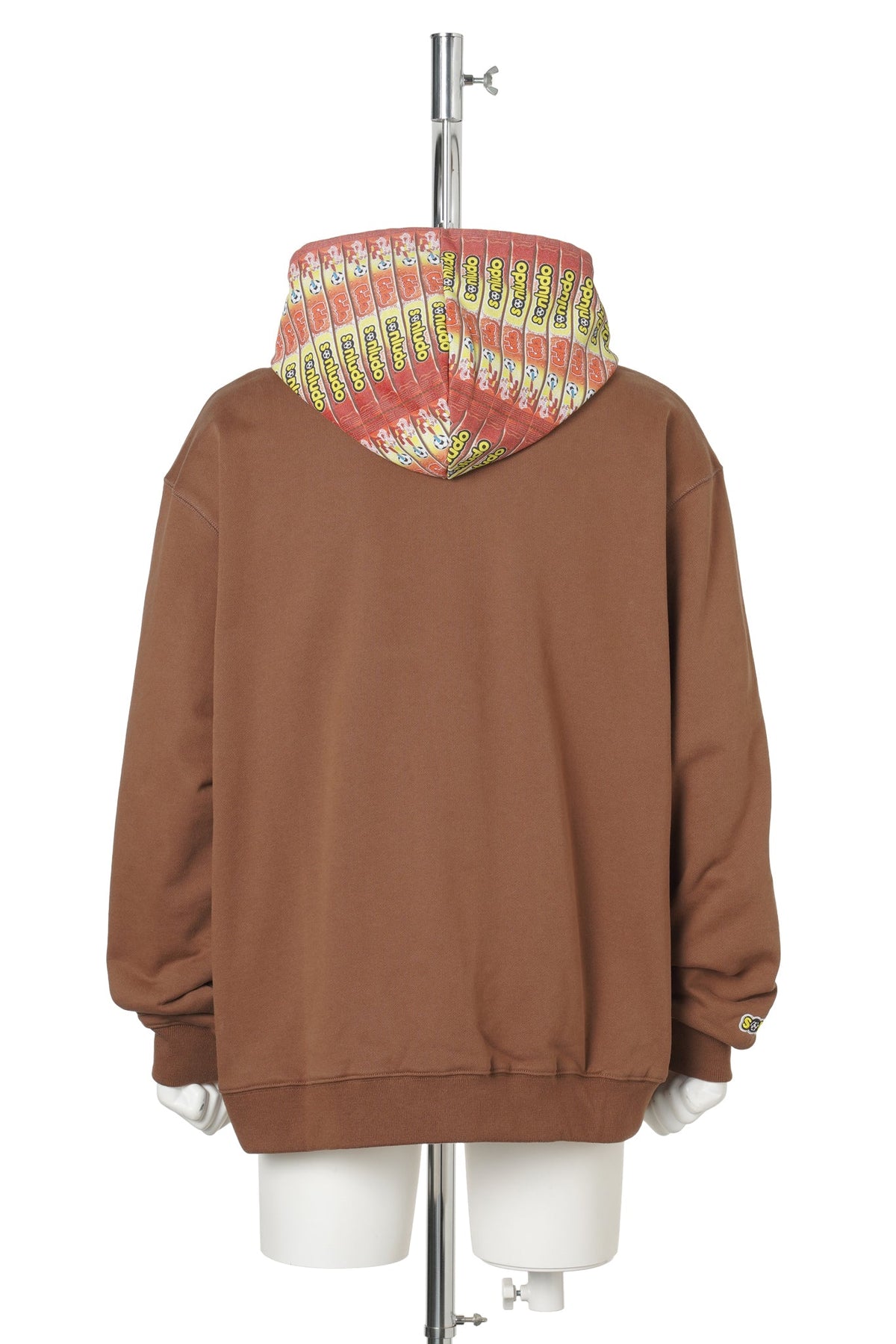 REVERSIBLE GOLEADOR ZIP HOODIE / BROWN/YELLOW