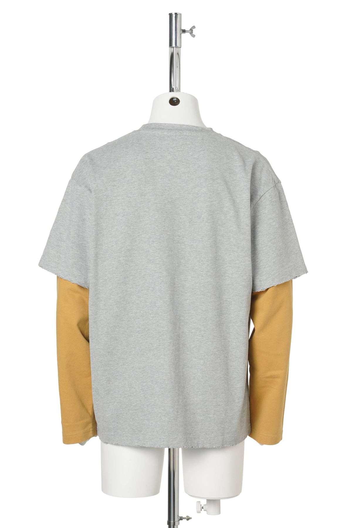 YUKI LAYERED LS - CAPPONE / GREY/YELLOW