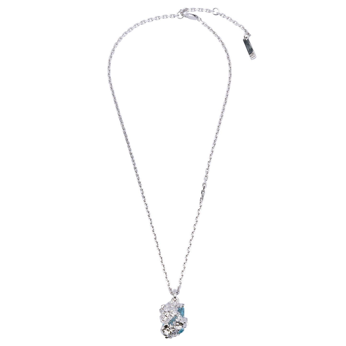 BURGEON ZONG NECKLACE / SILVER SKY BLUE