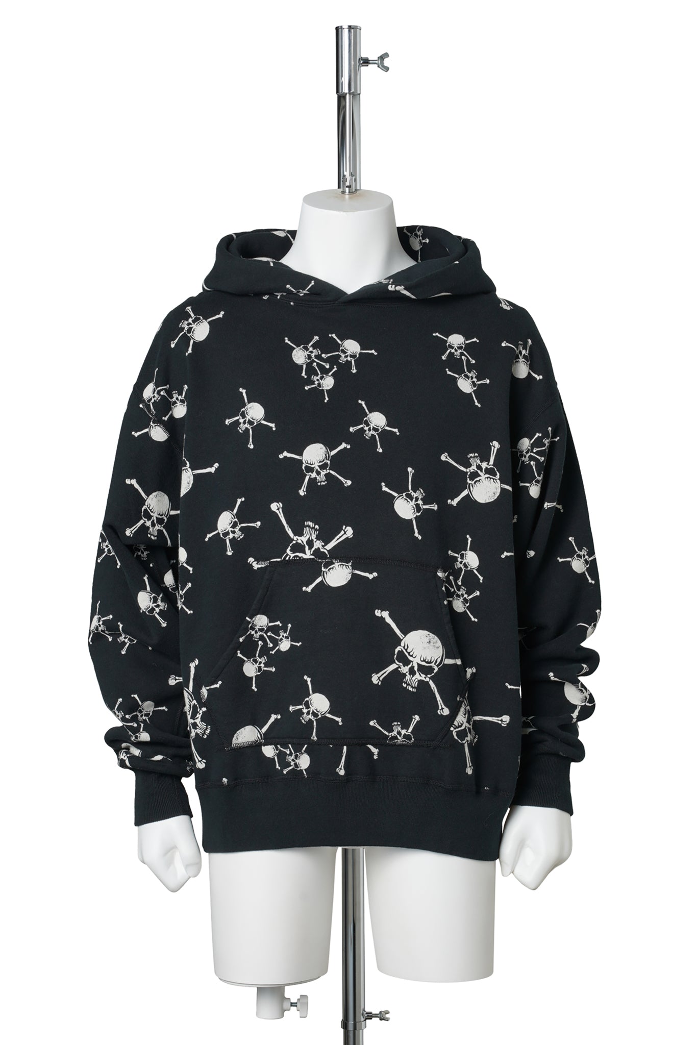 SHERMER ACADEMY SA_CRW SWT/SKULL / BLACK