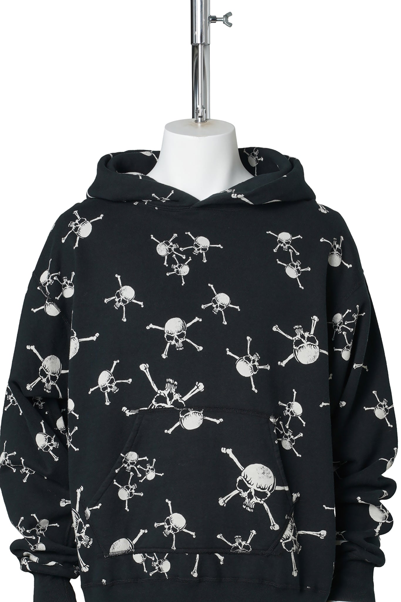 SHERMER ACADEMY SA_CRW SWT/SKULL / BLACK