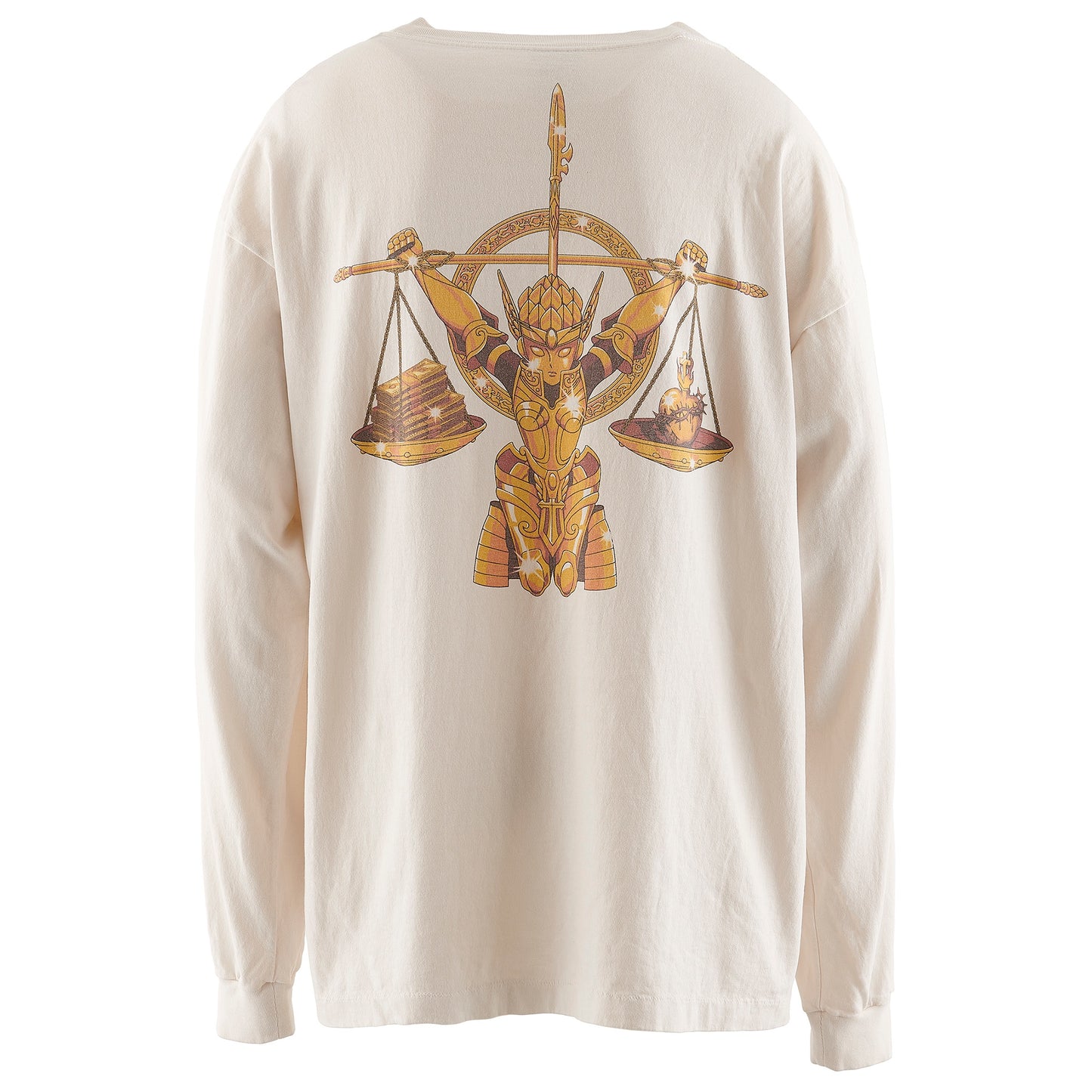 SAINT Mxxxxxx x CLOT CL_LS T-SHIRT/聖闘士 / WHITE