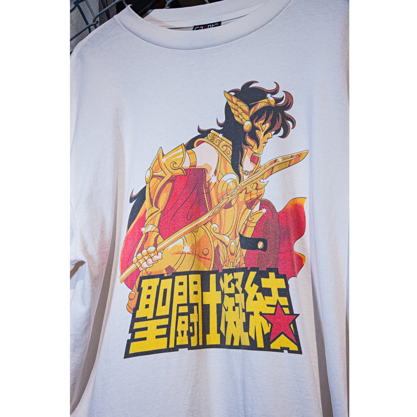 SAINT Mxxxxxx x CLOT CL_LS T-SHIRT/聖闘士 / WHITE